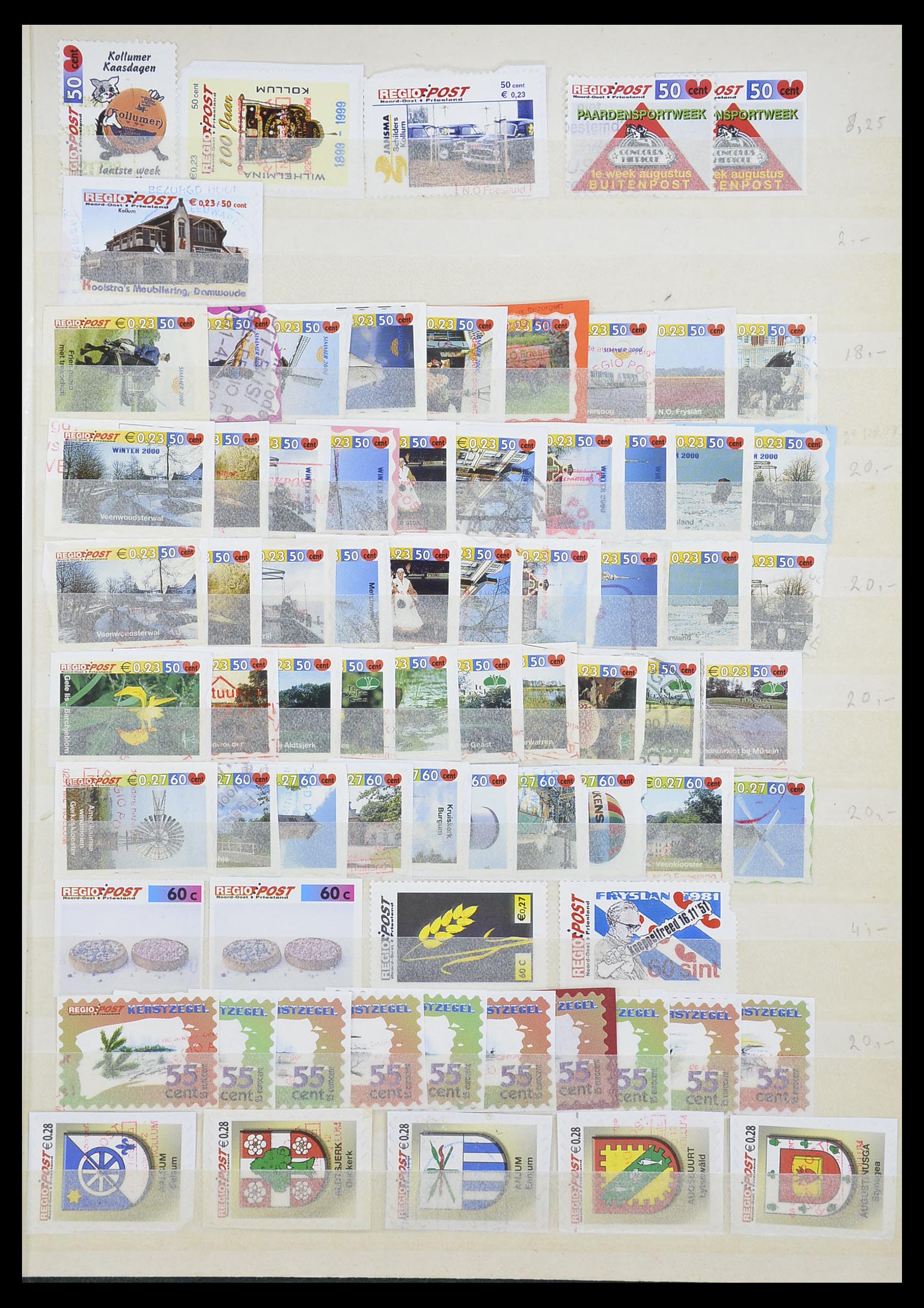 33543 422 - Postzegelverzameling 33543 Nederland stadspost 1969-2017.