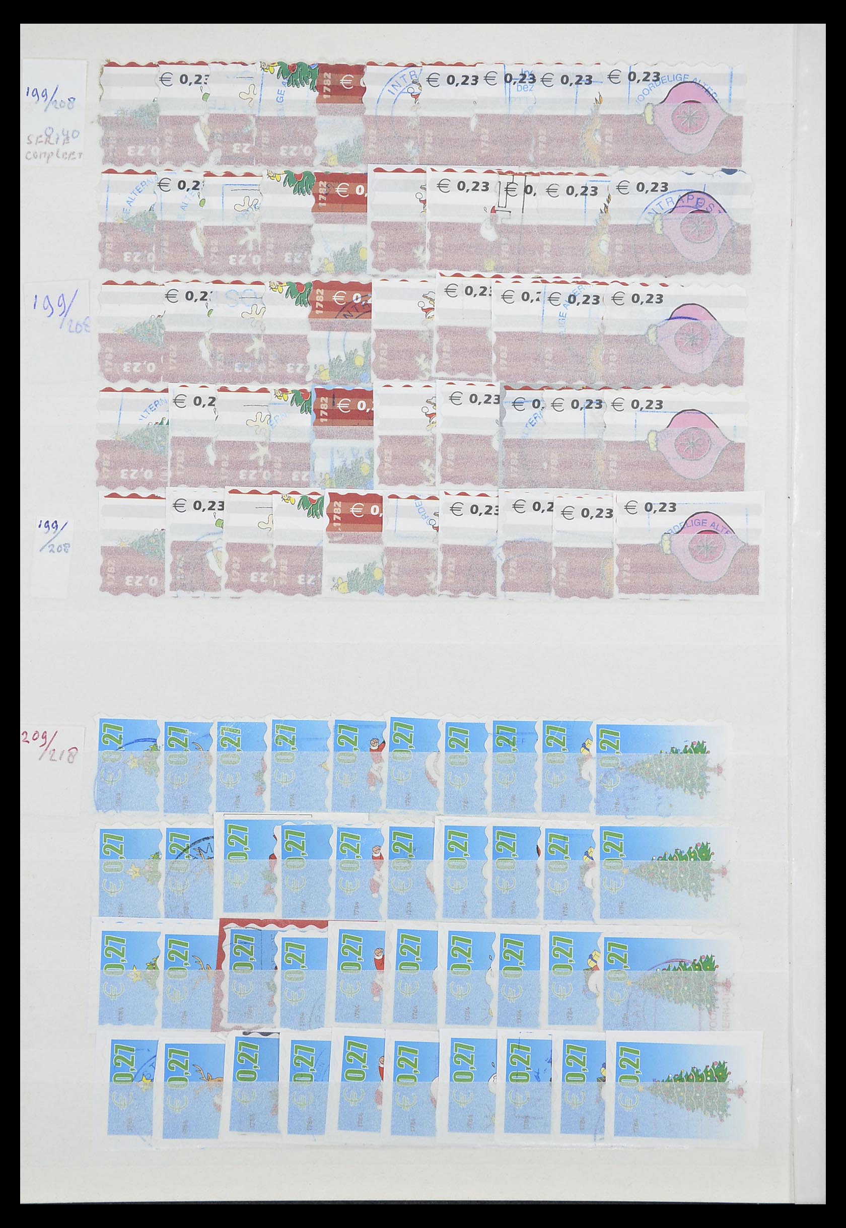 33543 450 - Postzegelverzameling 33543 Nederland stadspost 1969-2017.
