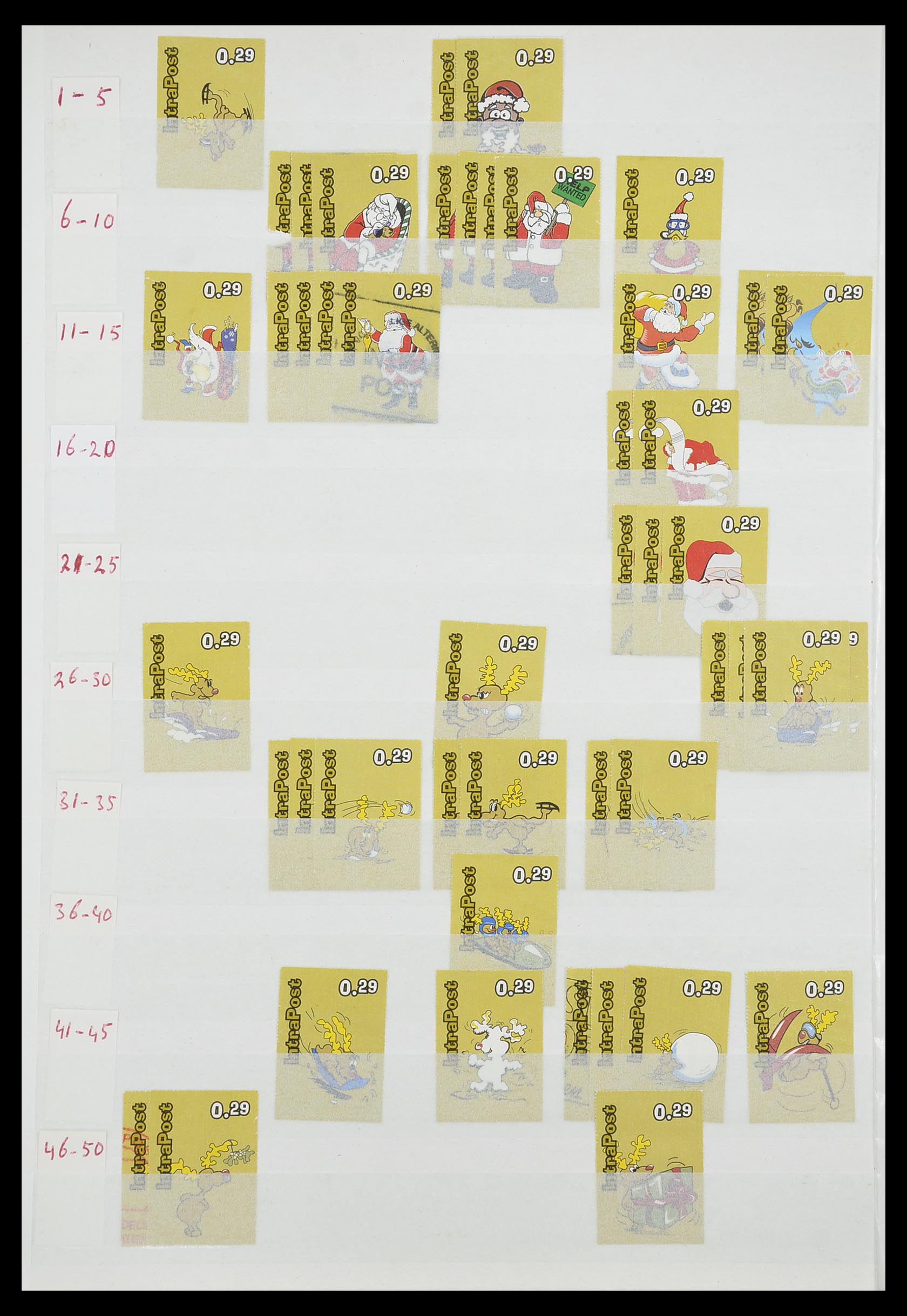 33543 454 - Postzegelverzameling 33543 Nederland stadspost 1969-2017.