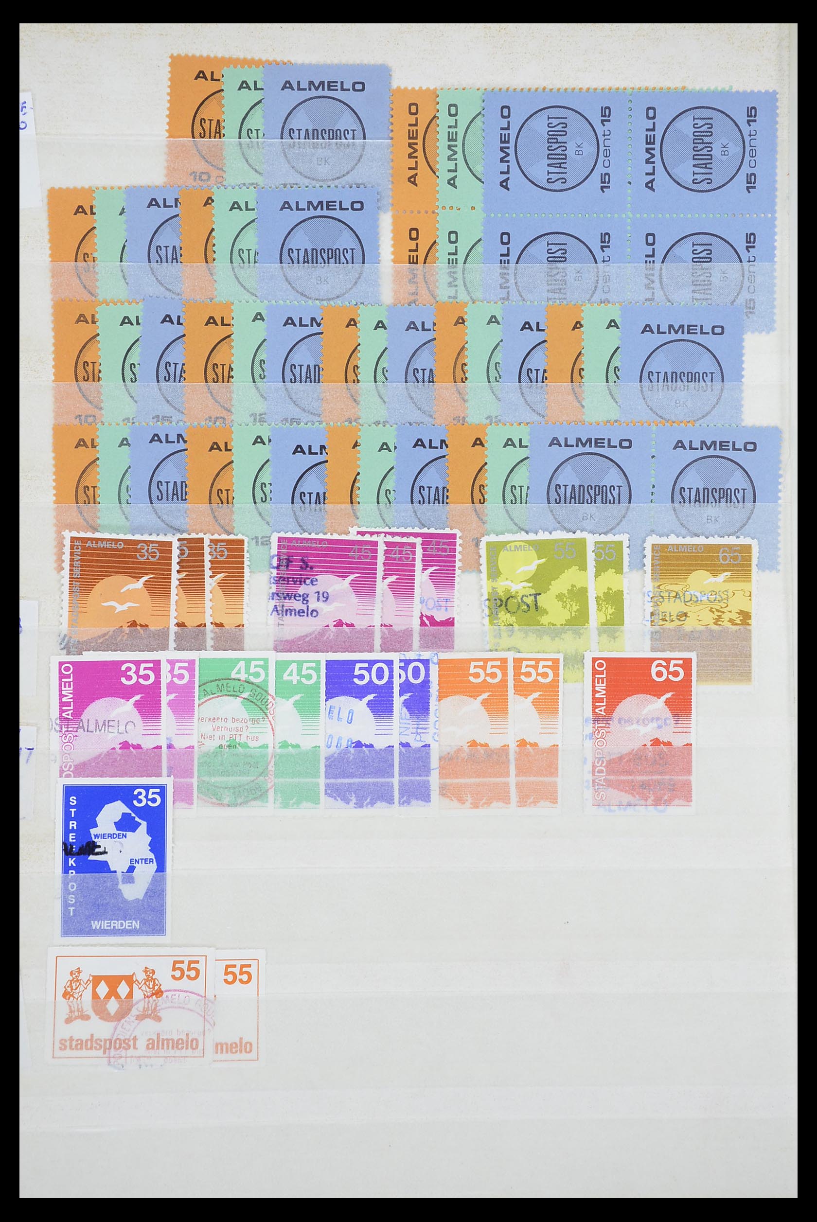 33543 461 - Postzegelverzameling 33543 Nederland stadspost 1969-2017.