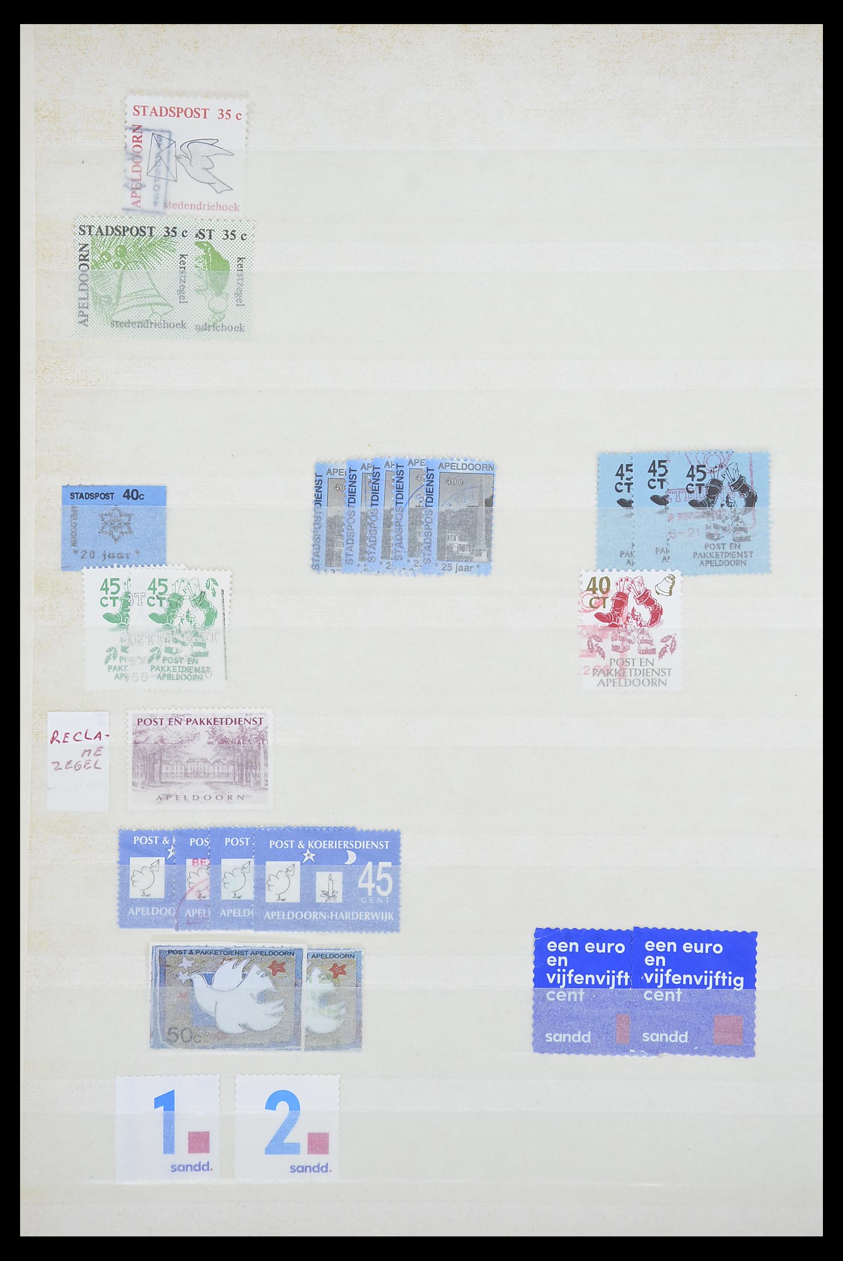 33543 480 - Postzegelverzameling 33543 Nederland stadspost 1969-2017.