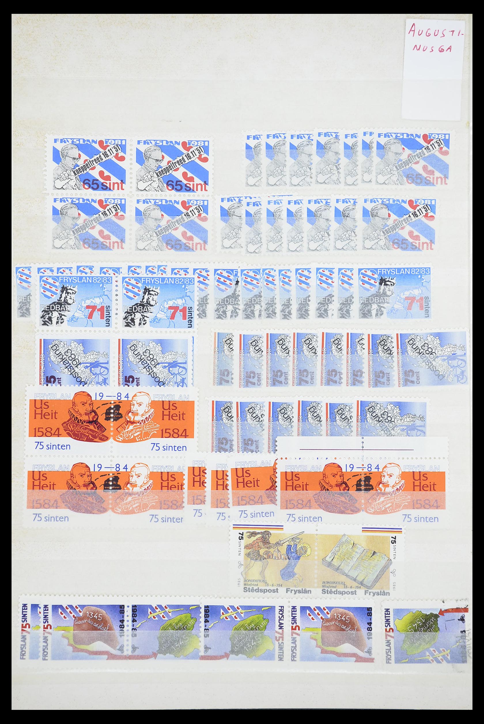 33543 484 - Postzegelverzameling 33543 Nederland stadspost 1969-2017.