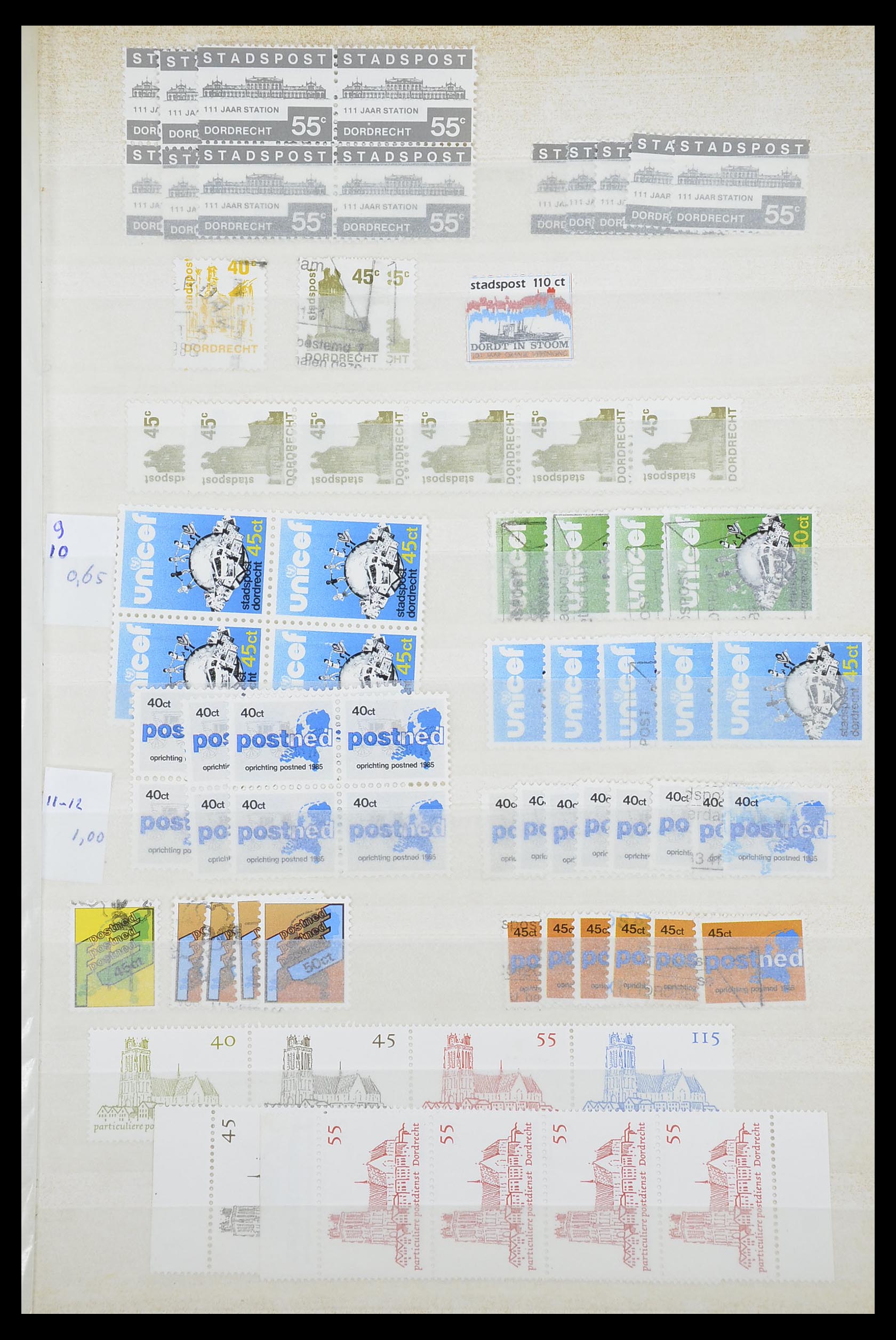 33543 503 - Postzegelverzameling 33543 Nederland stadspost 1969-2017.