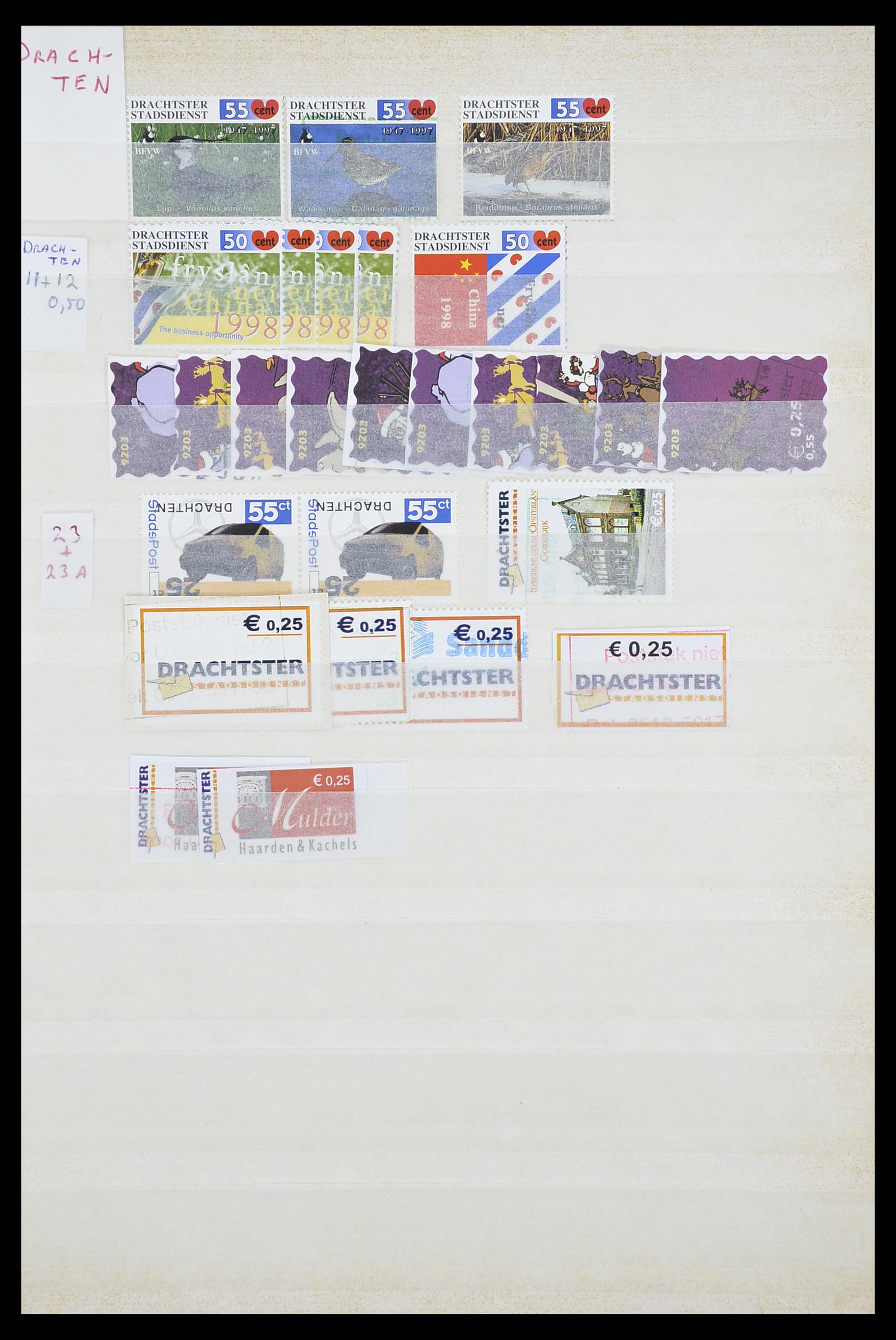 33543 505 - Postzegelverzameling 33543 Nederland stadspost 1969-2017.