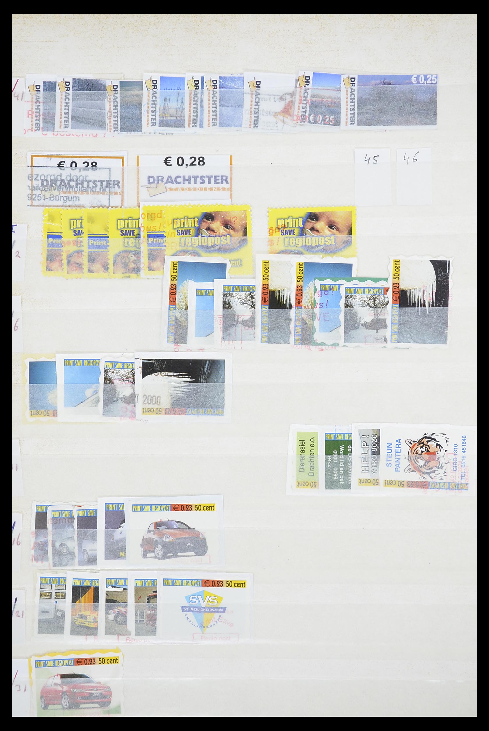 33543 506 - Postzegelverzameling 33543 Nederland stadspost 1969-2017.