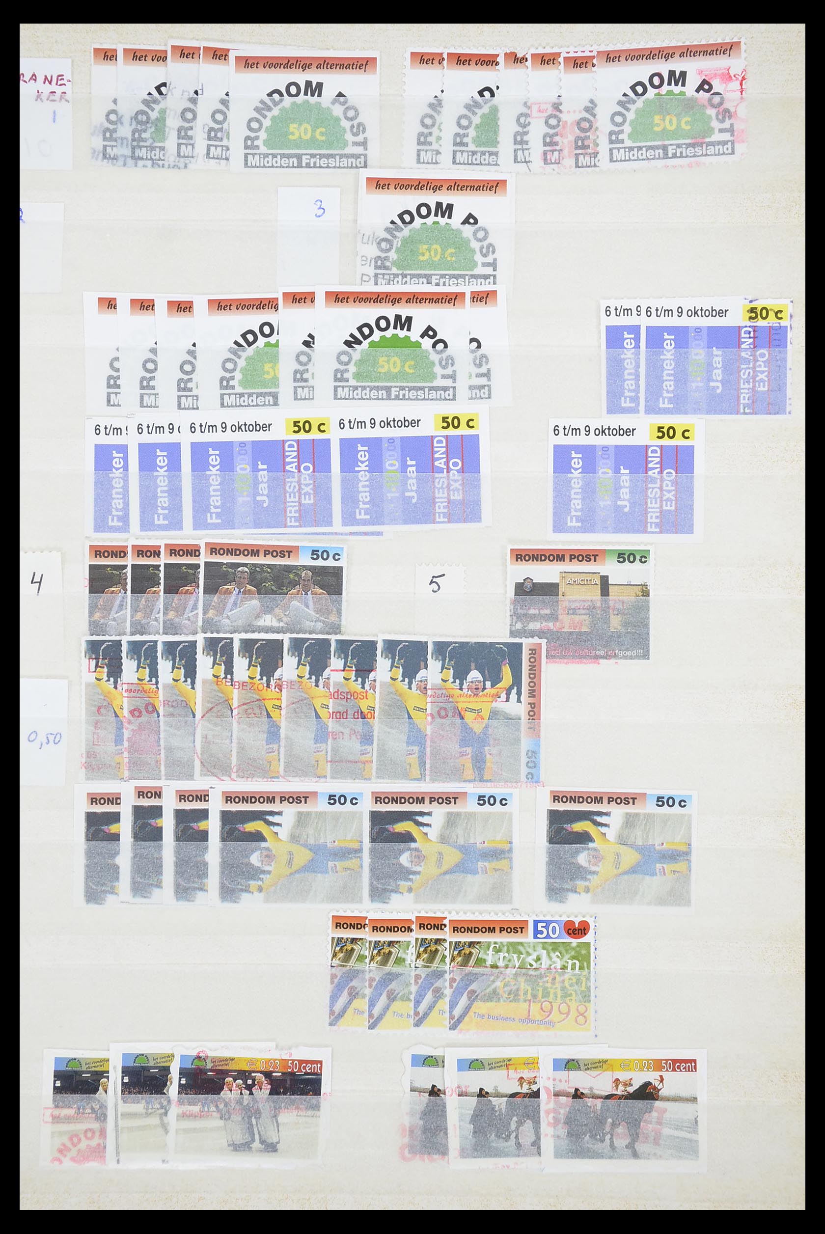 33543 513 - Postzegelverzameling 33543 Nederland stadspost 1969-2017.
