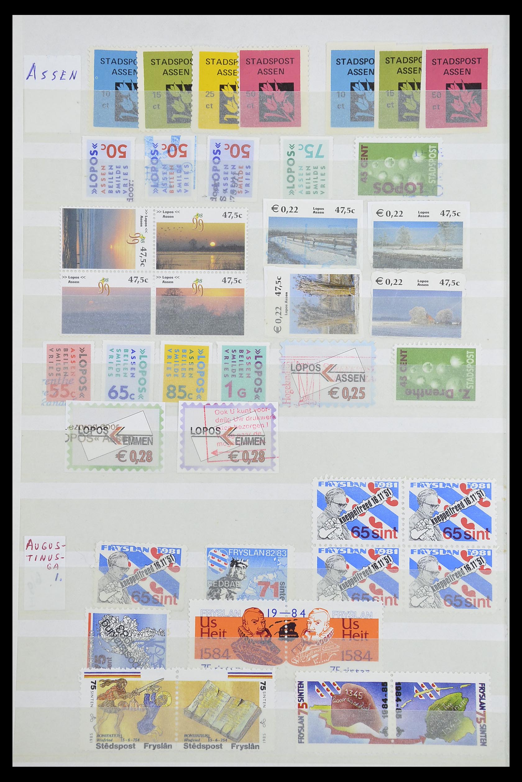 33543 533 - Postzegelverzameling 33543 Nederland stadspost 1969-2017.