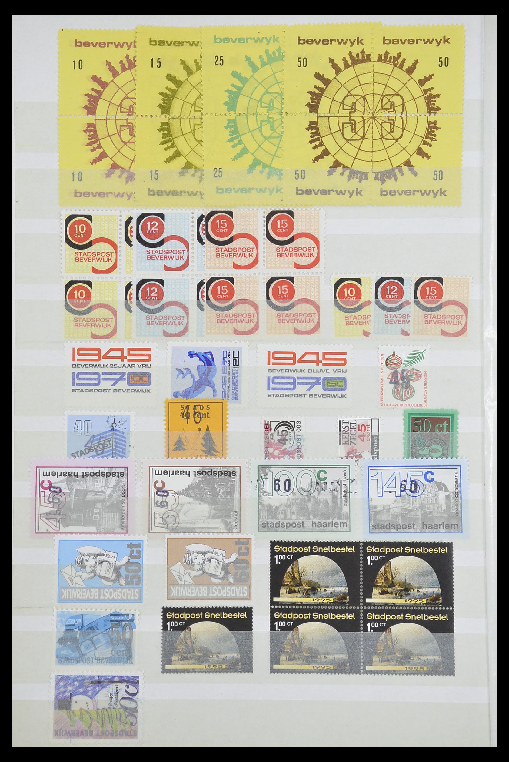33543 535 - Postzegelverzameling 33543 Nederland stadspost 1969-2017.