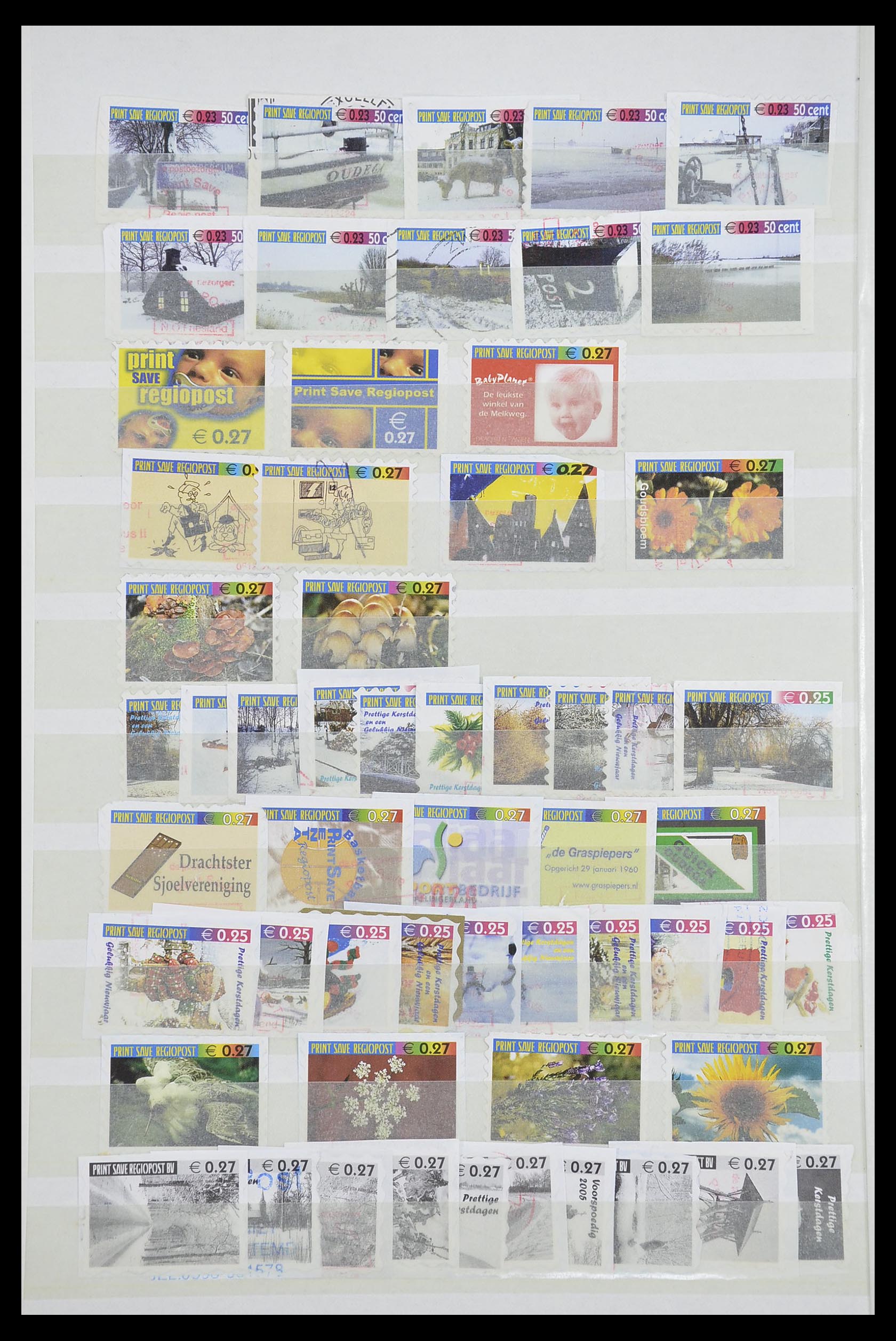 33543 549 - Postzegelverzameling 33543 Nederland stadspost 1969-2017.