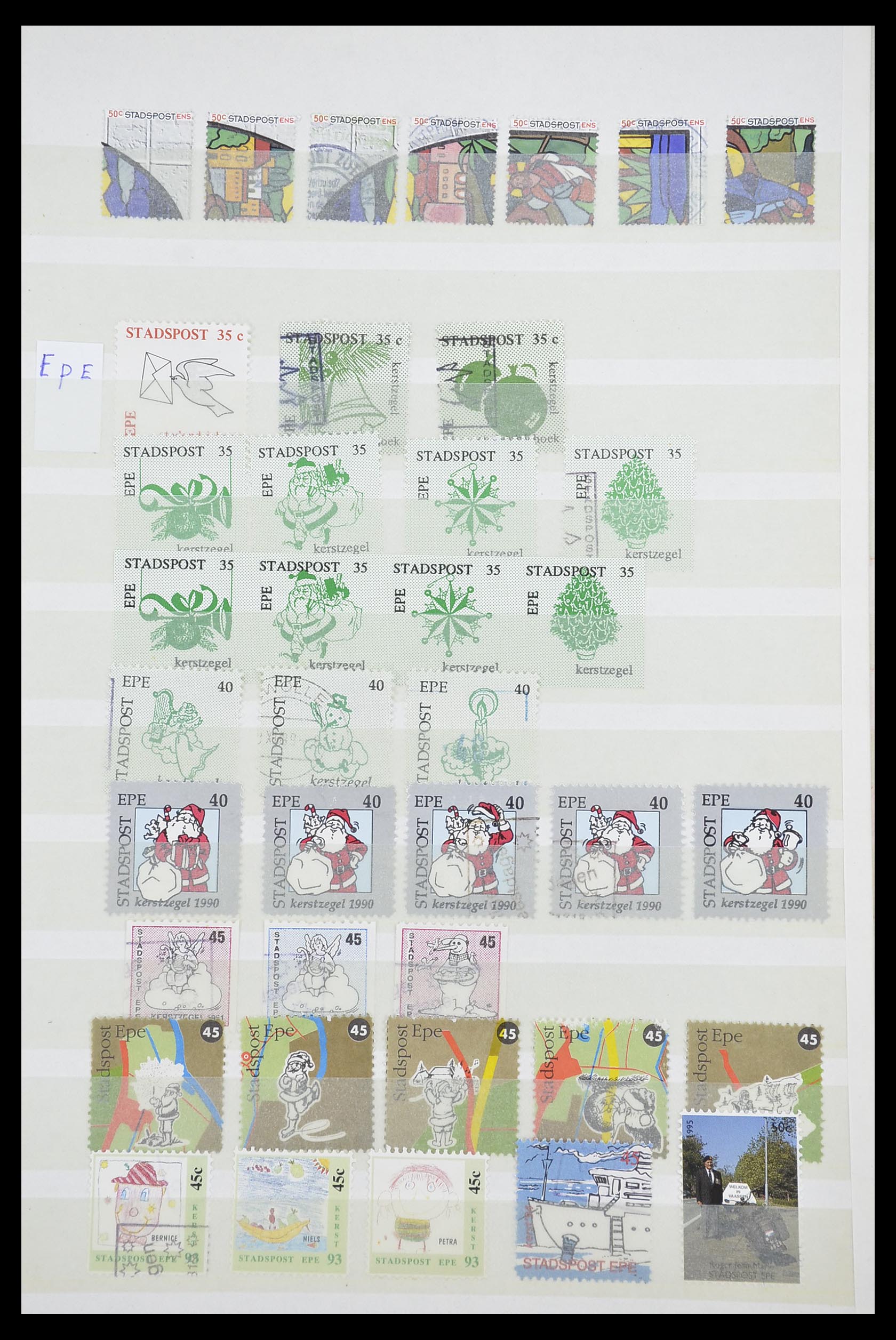 33543 552 - Postzegelverzameling 33543 Nederland stadspost 1969-2017.