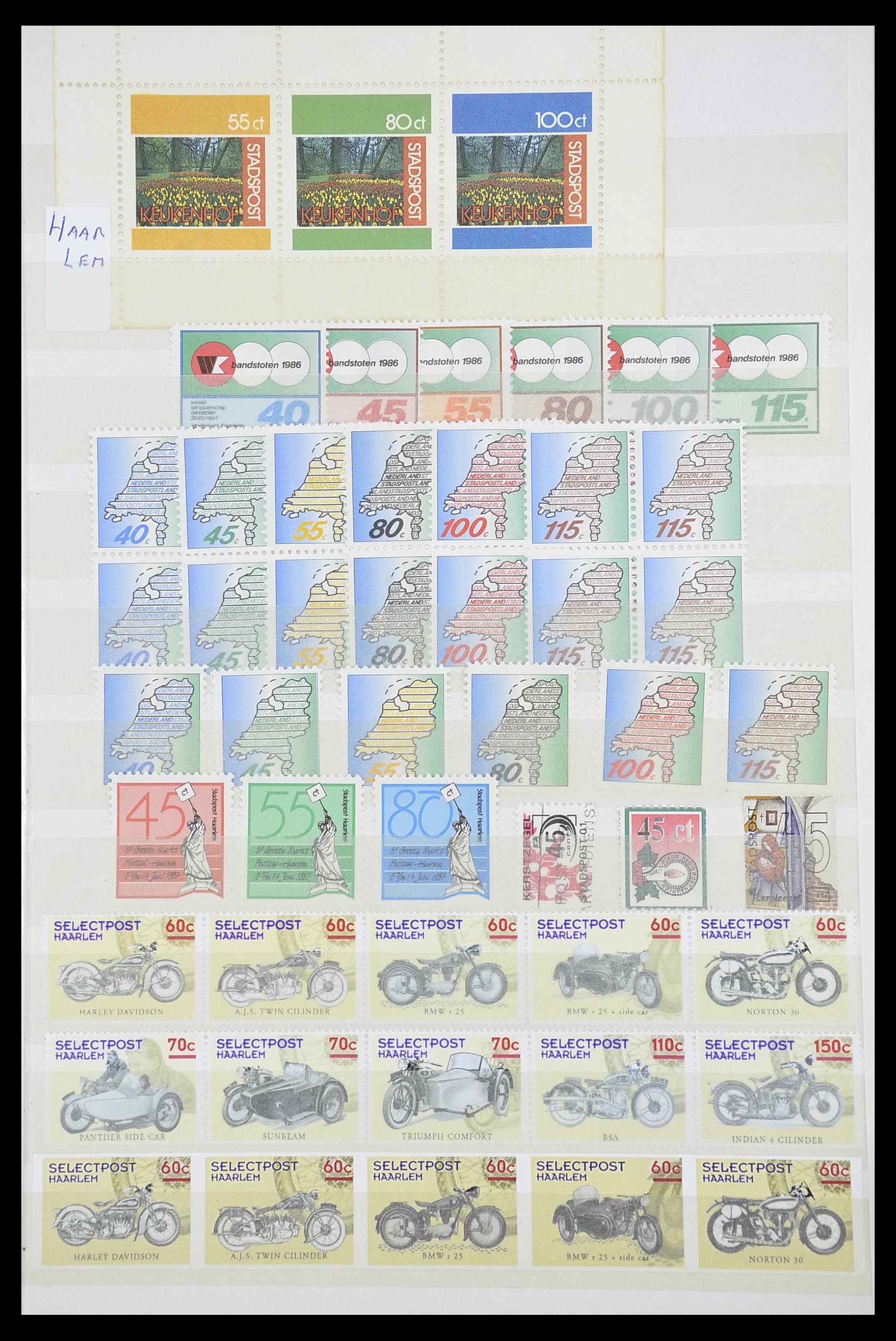 33543 560 - Postzegelverzameling 33543 Nederland stadspost 1969-2017.
