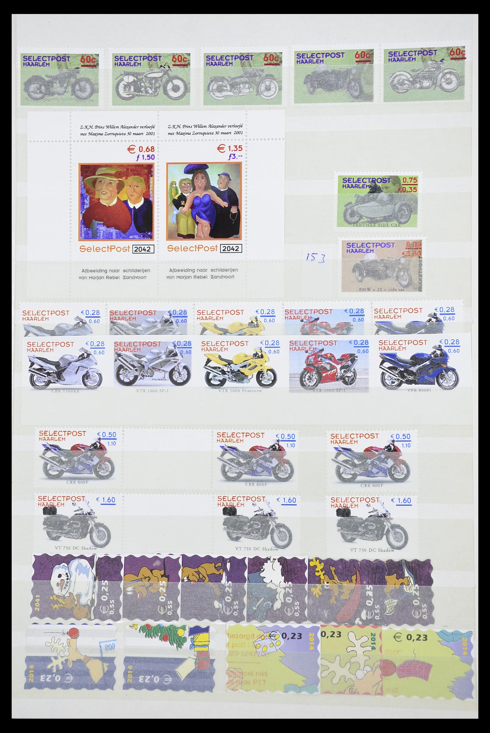 33543 562 - Postzegelverzameling 33543 Nederland stadspost 1969-2017.