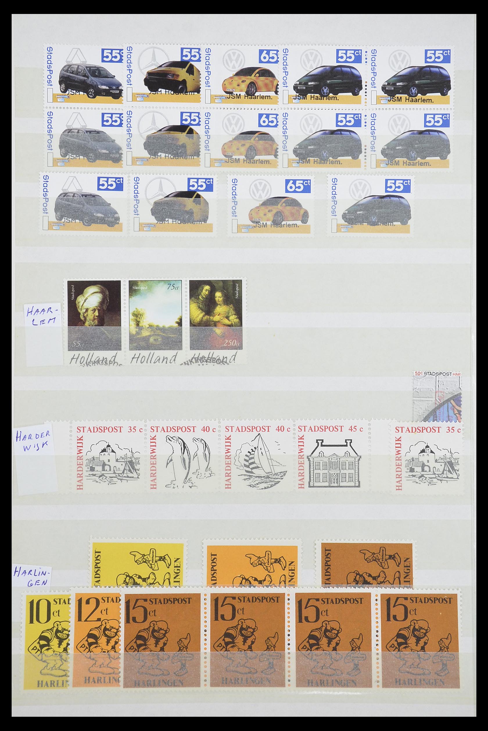33543 565 - Postzegelverzameling 33543 Nederland stadspost 1969-2017.