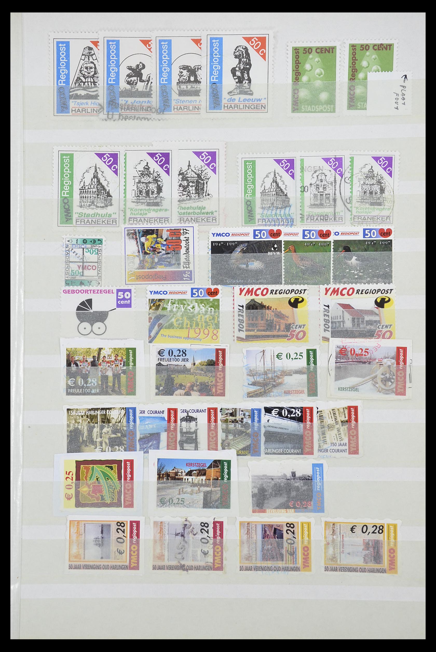 33543 566 - Postzegelverzameling 33543 Nederland stadspost 1969-2017.