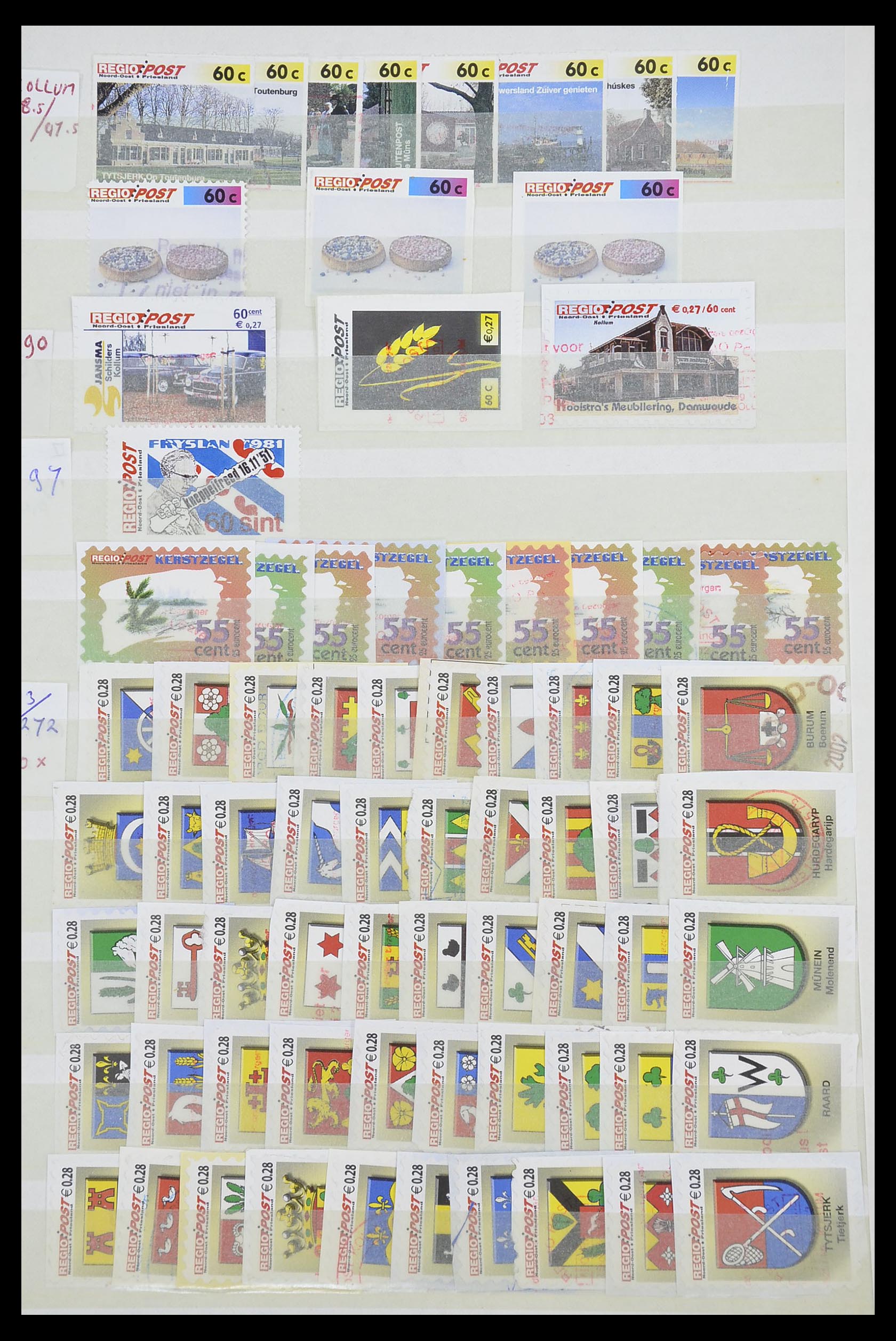 33543 576 - Postzegelverzameling 33543 Nederland stadspost 1969-2017.