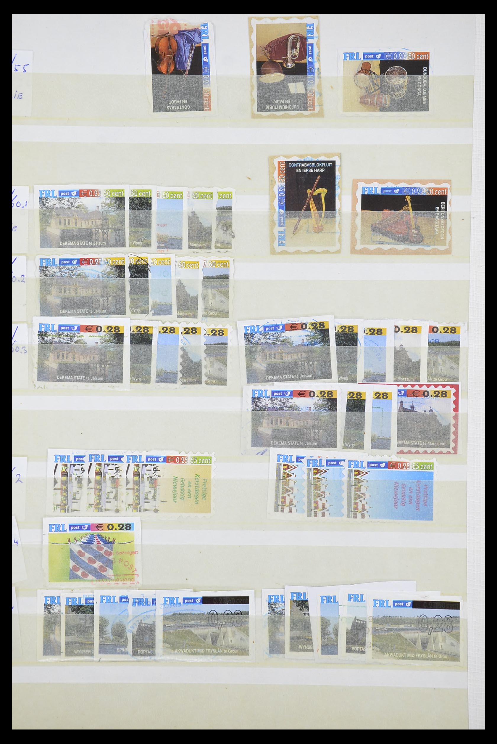33543 640 - Postzegelverzameling 33543 Nederland stadspost 1969-2017.