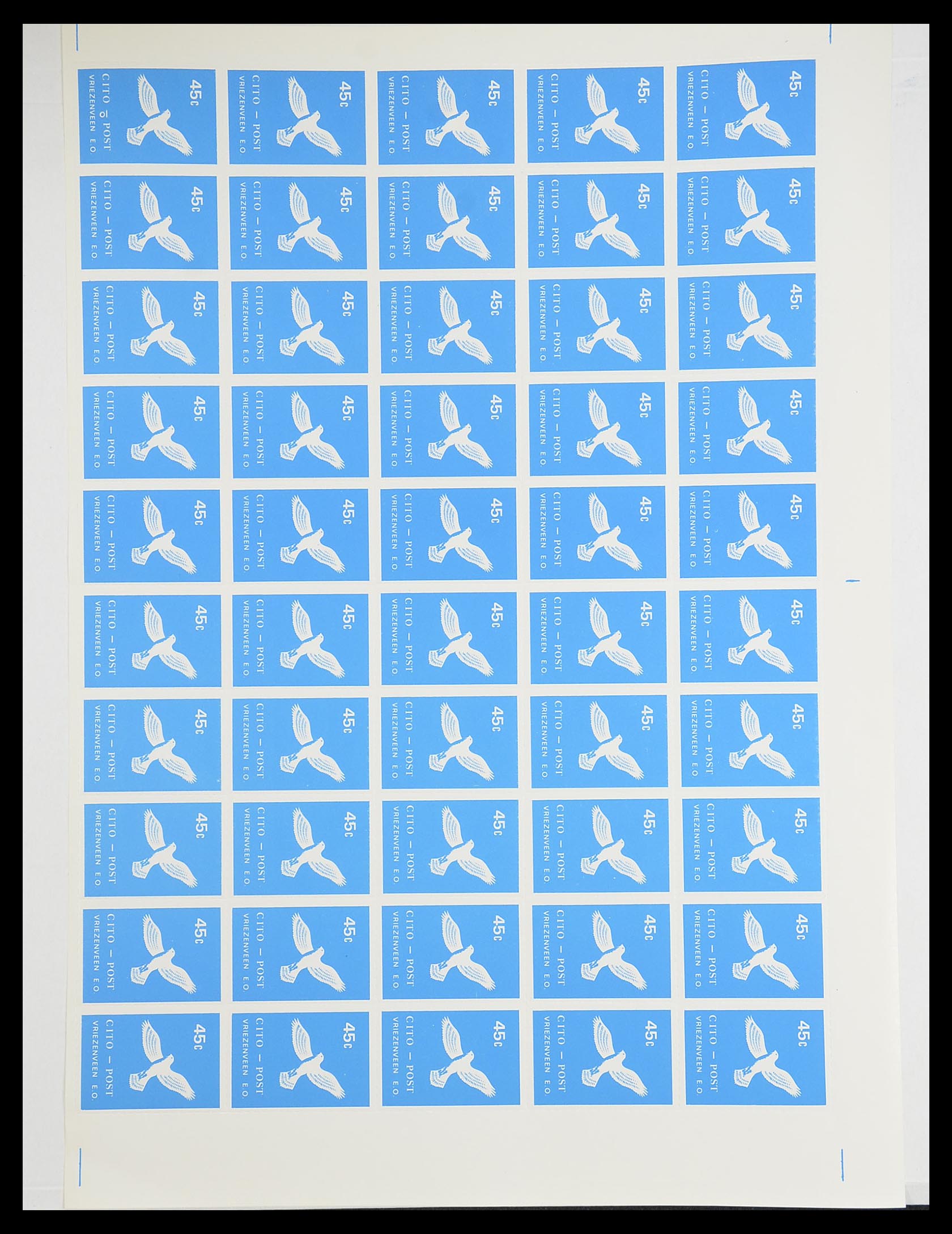 33543 681 - Postzegelverzameling 33543 Nederland stadspost 1969-2017.