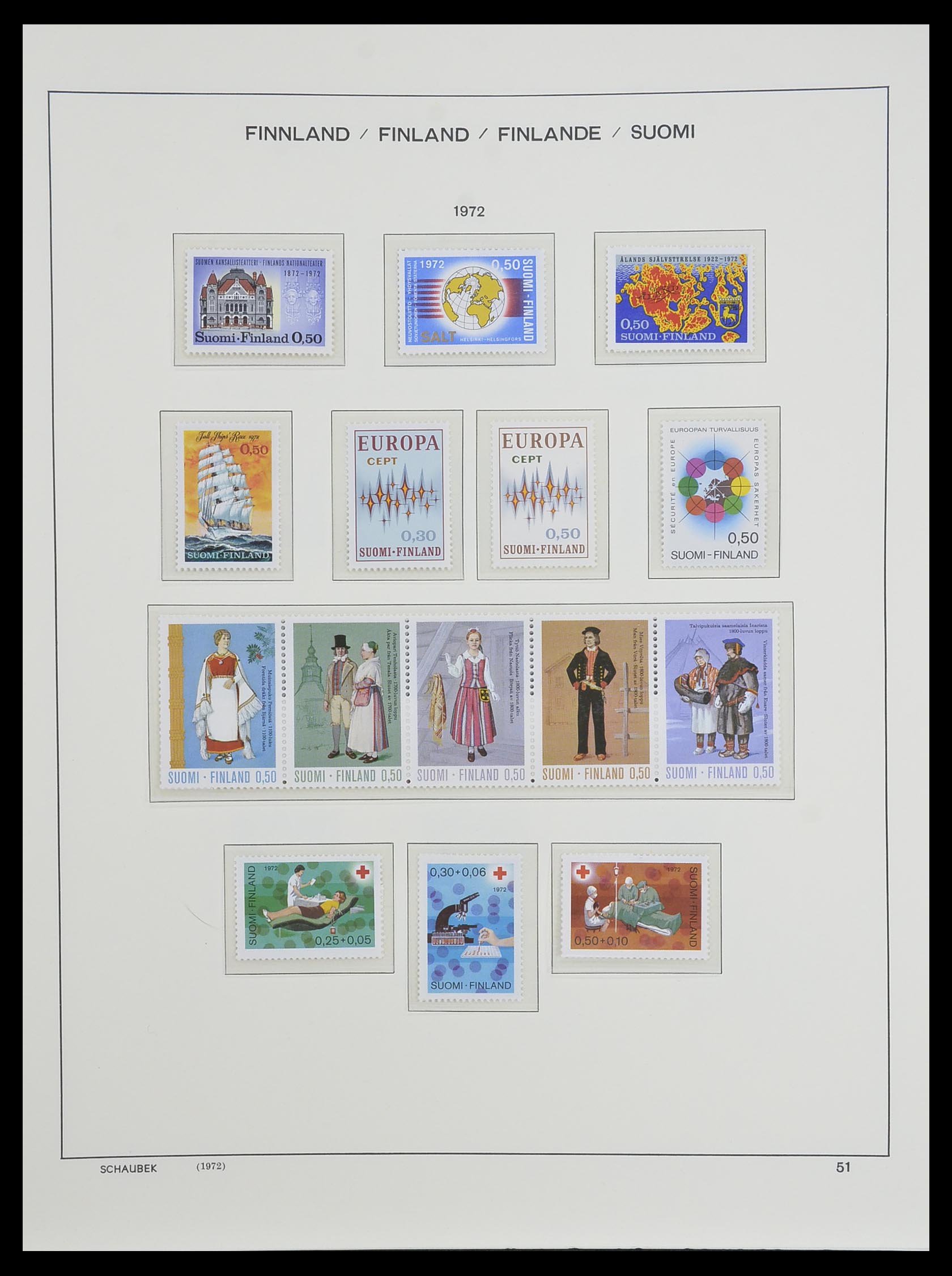 33547 063 - Postzegelverzameling 33547 Finland 1860-2000.