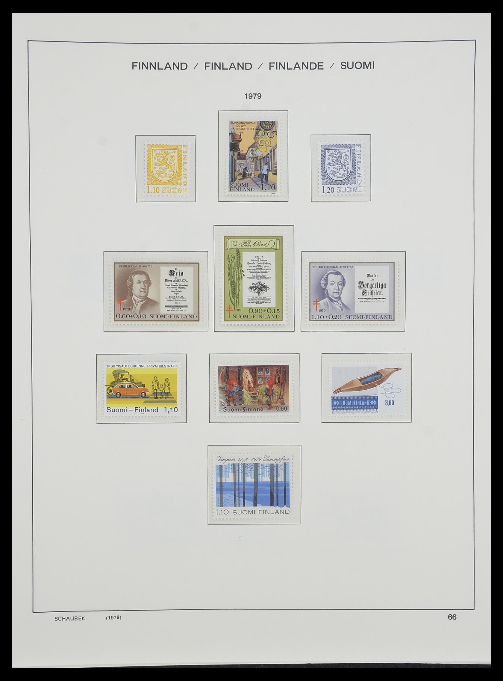 33547 081 - Postzegelverzameling 33547 Finland 1860-2000.