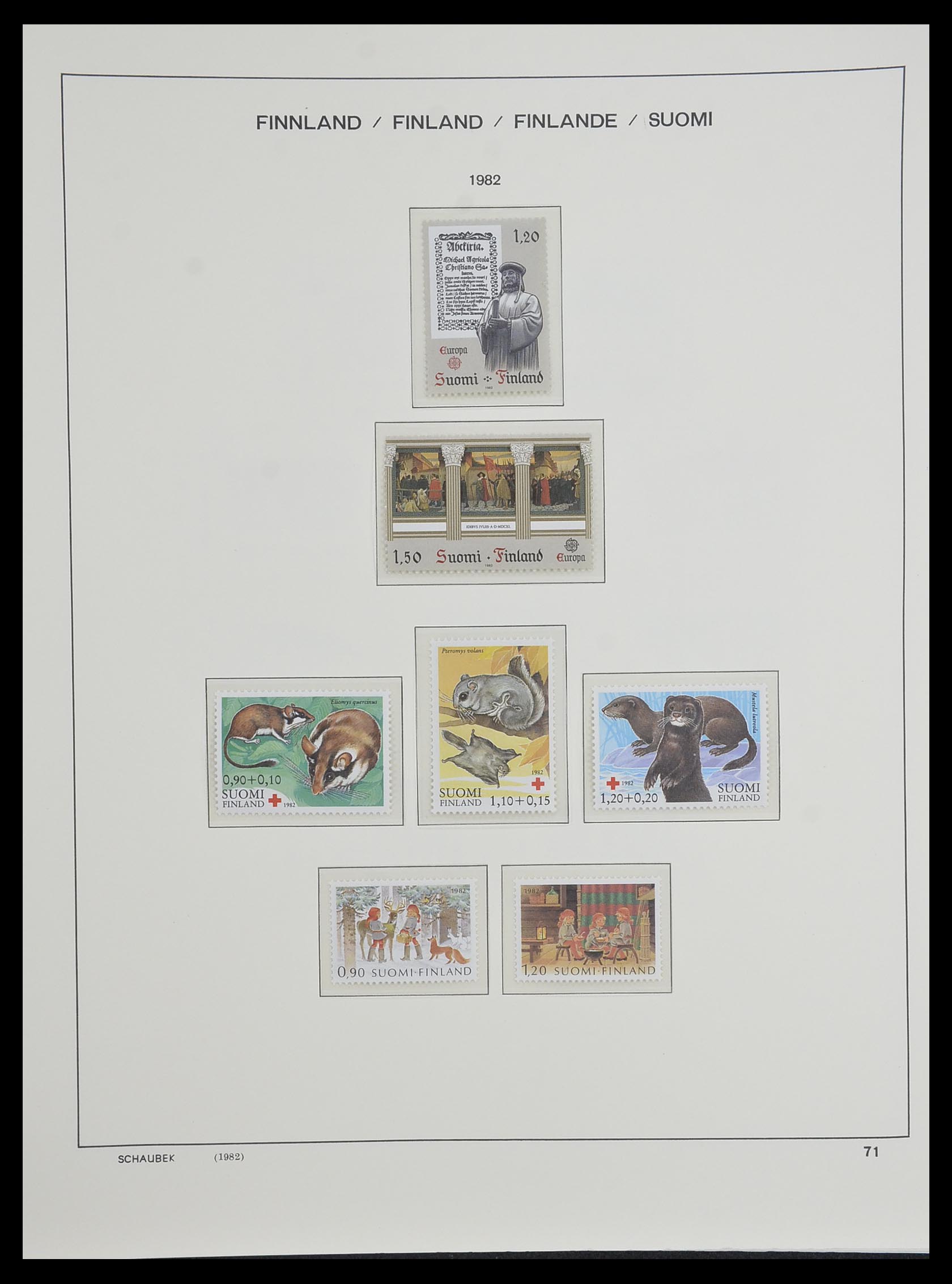 33547 086 - Postzegelverzameling 33547 Finland 1860-2000.