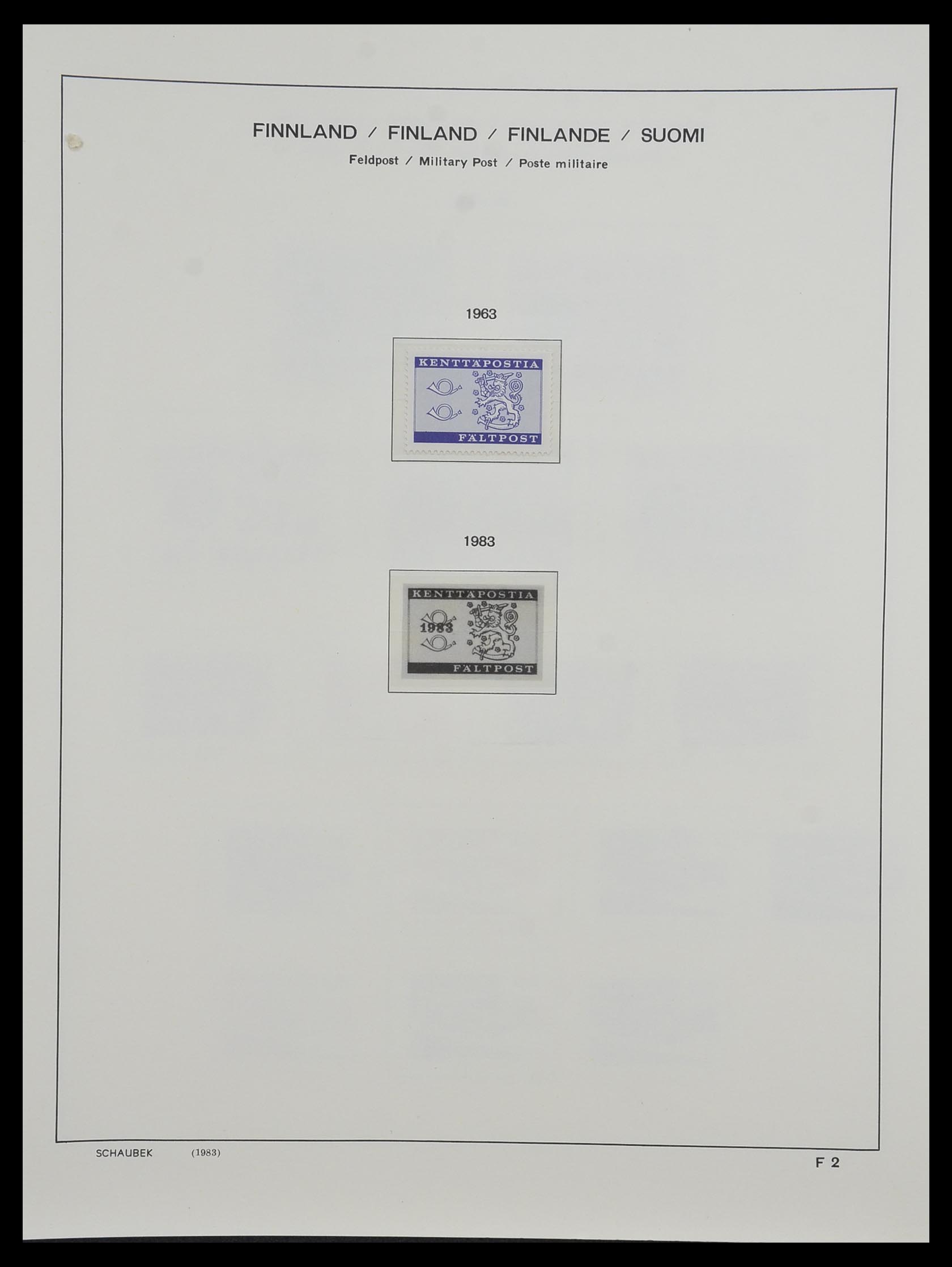 33547 102 - Postzegelverzameling 33547 Finland 1860-2000.