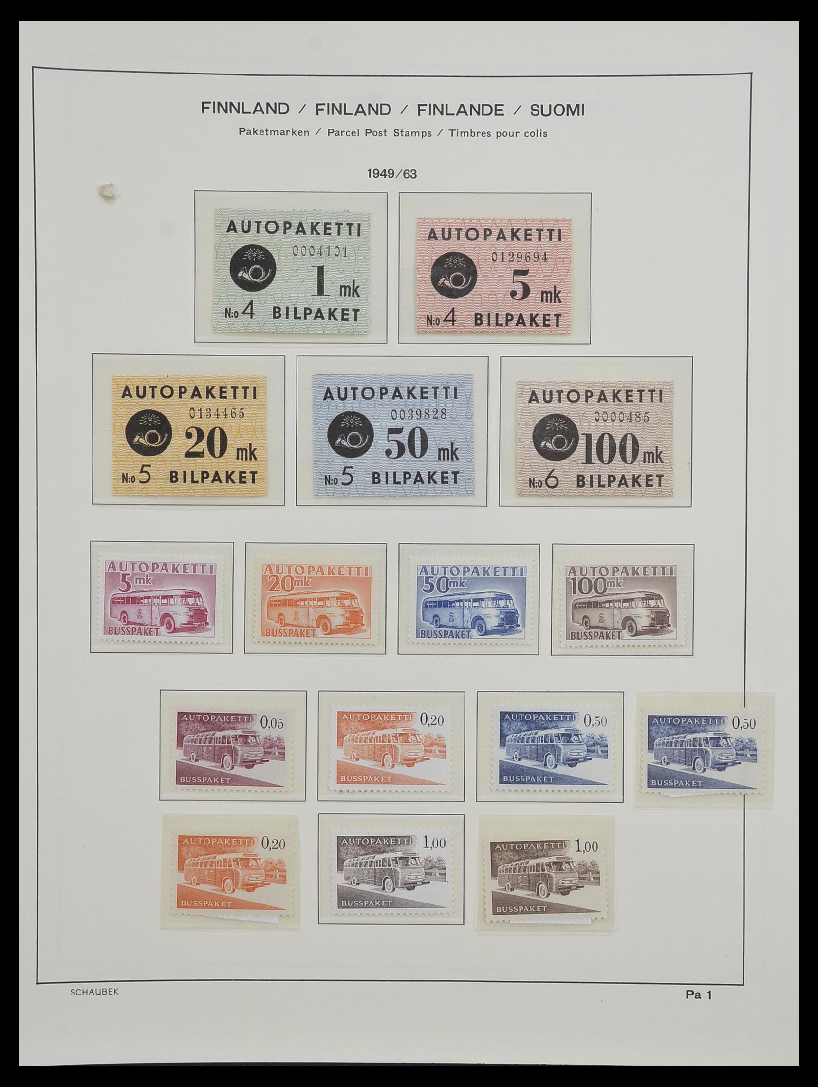 33547 103 - Postzegelverzameling 33547 Finland 1860-2000.