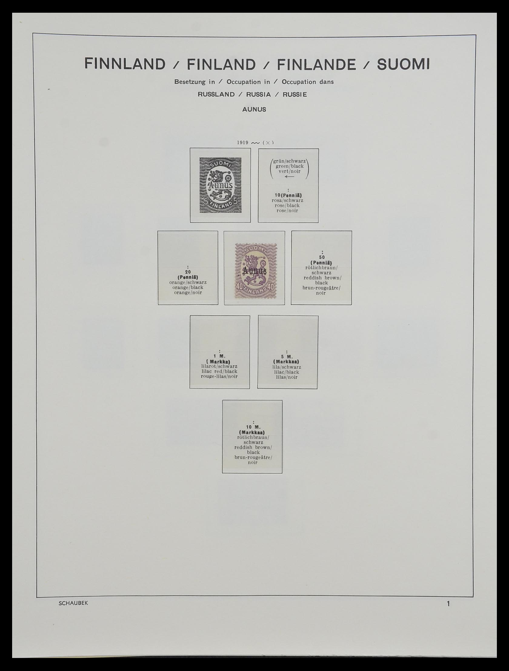 33547 105 - Postzegelverzameling 33547 Finland 1860-2000.