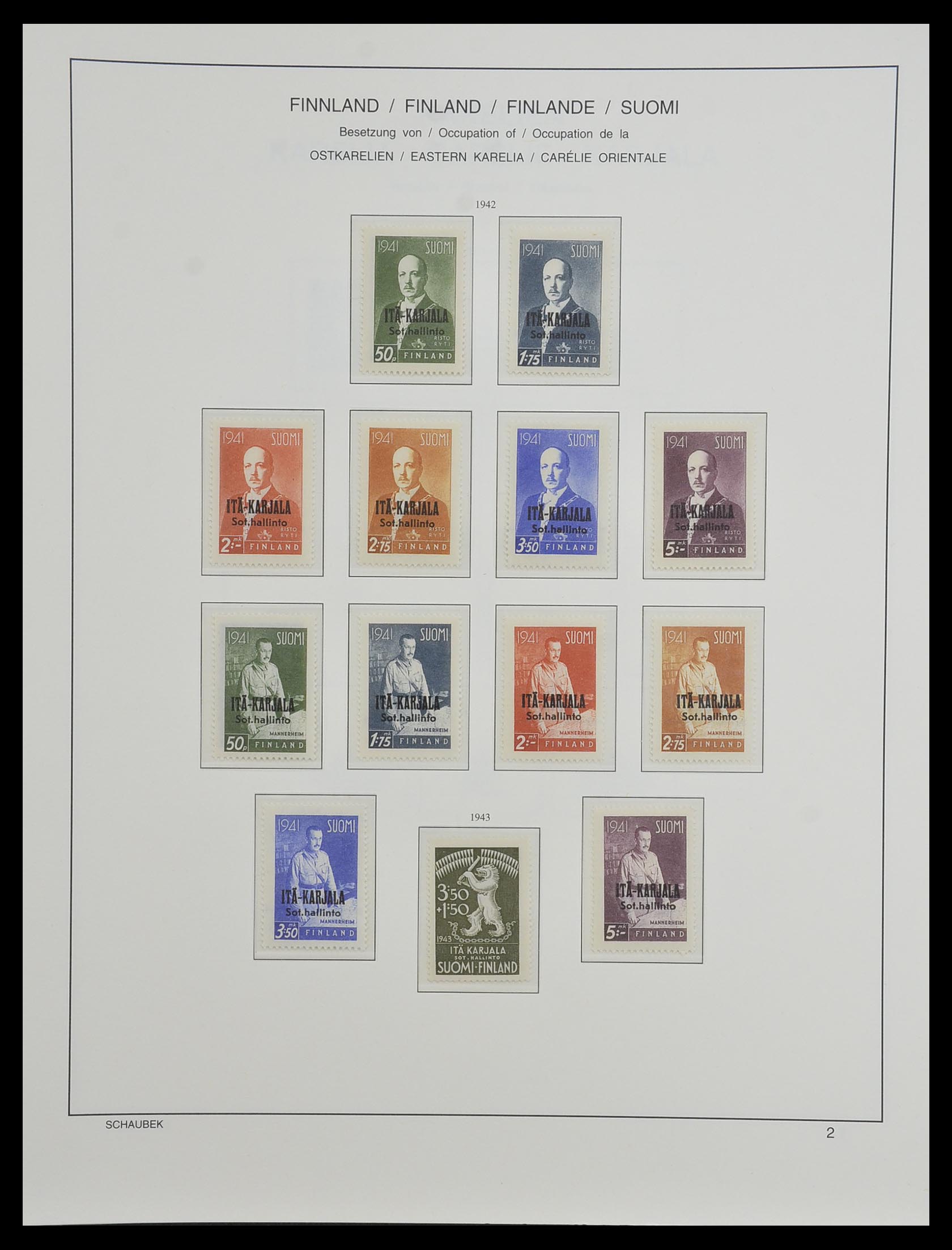 33547 108 - Postzegelverzameling 33547 Finland 1860-2000.