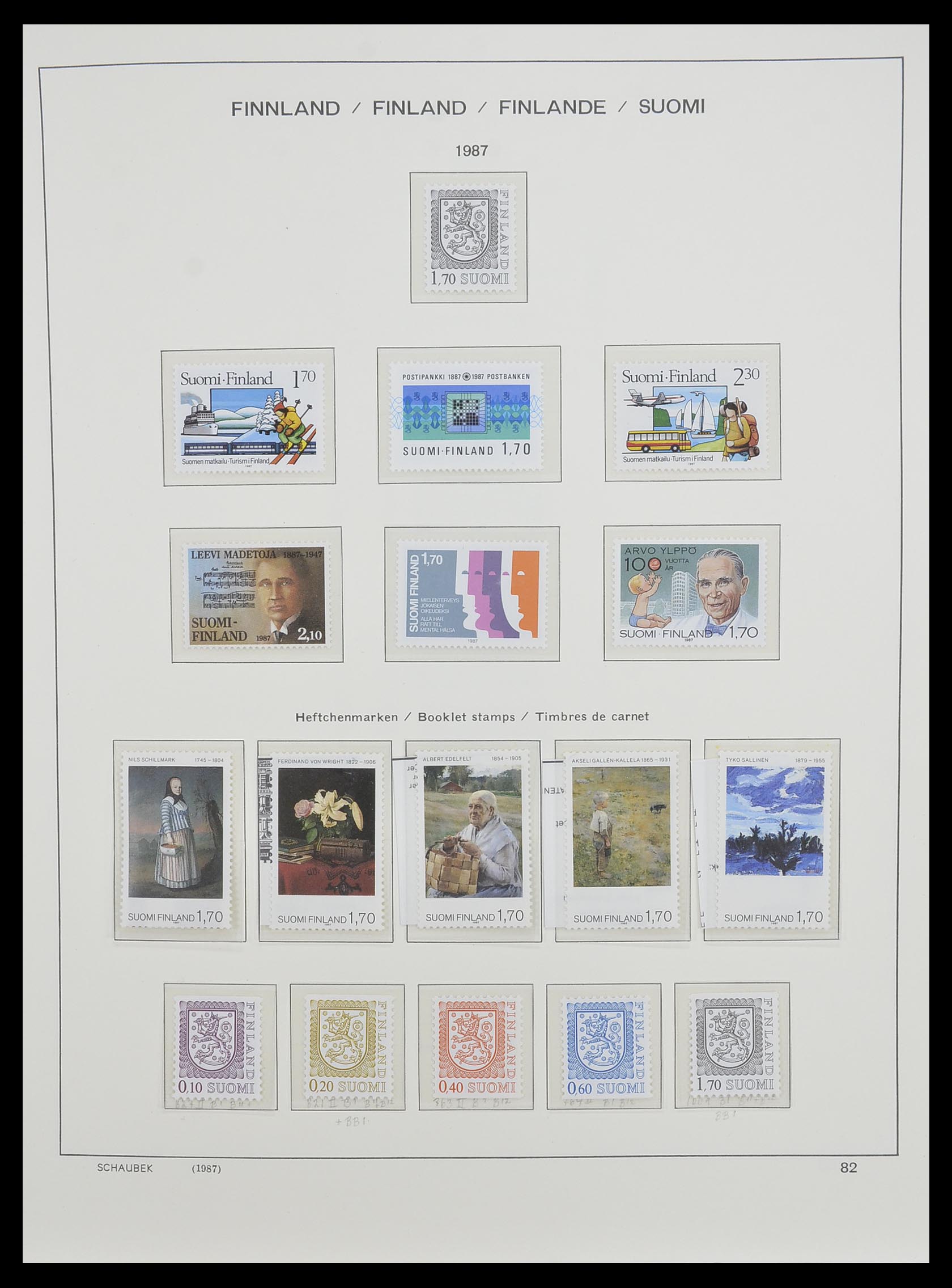 33547 110 - Postzegelverzameling 33547 Finland 1860-2000.