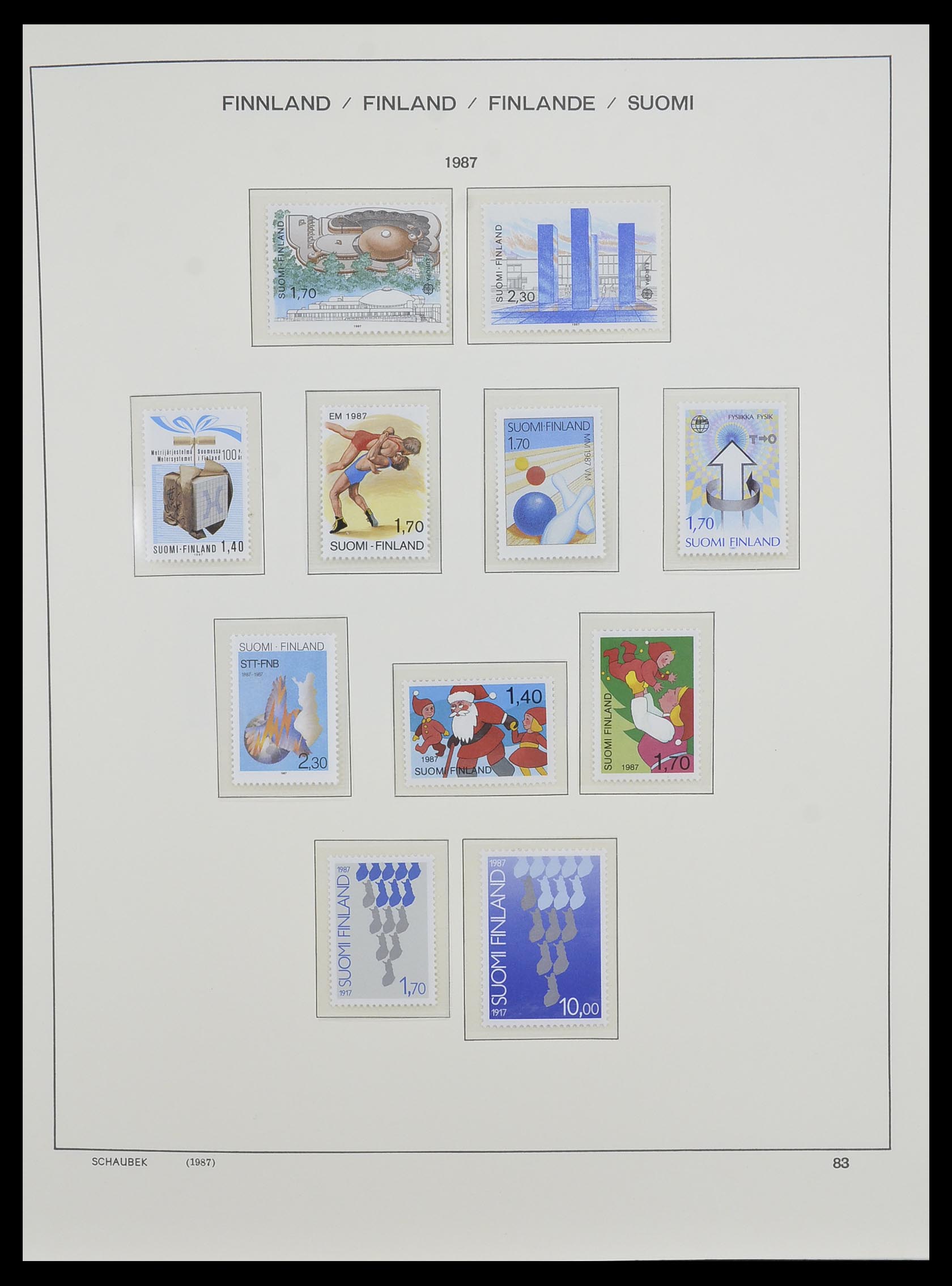 33547 112 - Postzegelverzameling 33547 Finland 1860-2000.