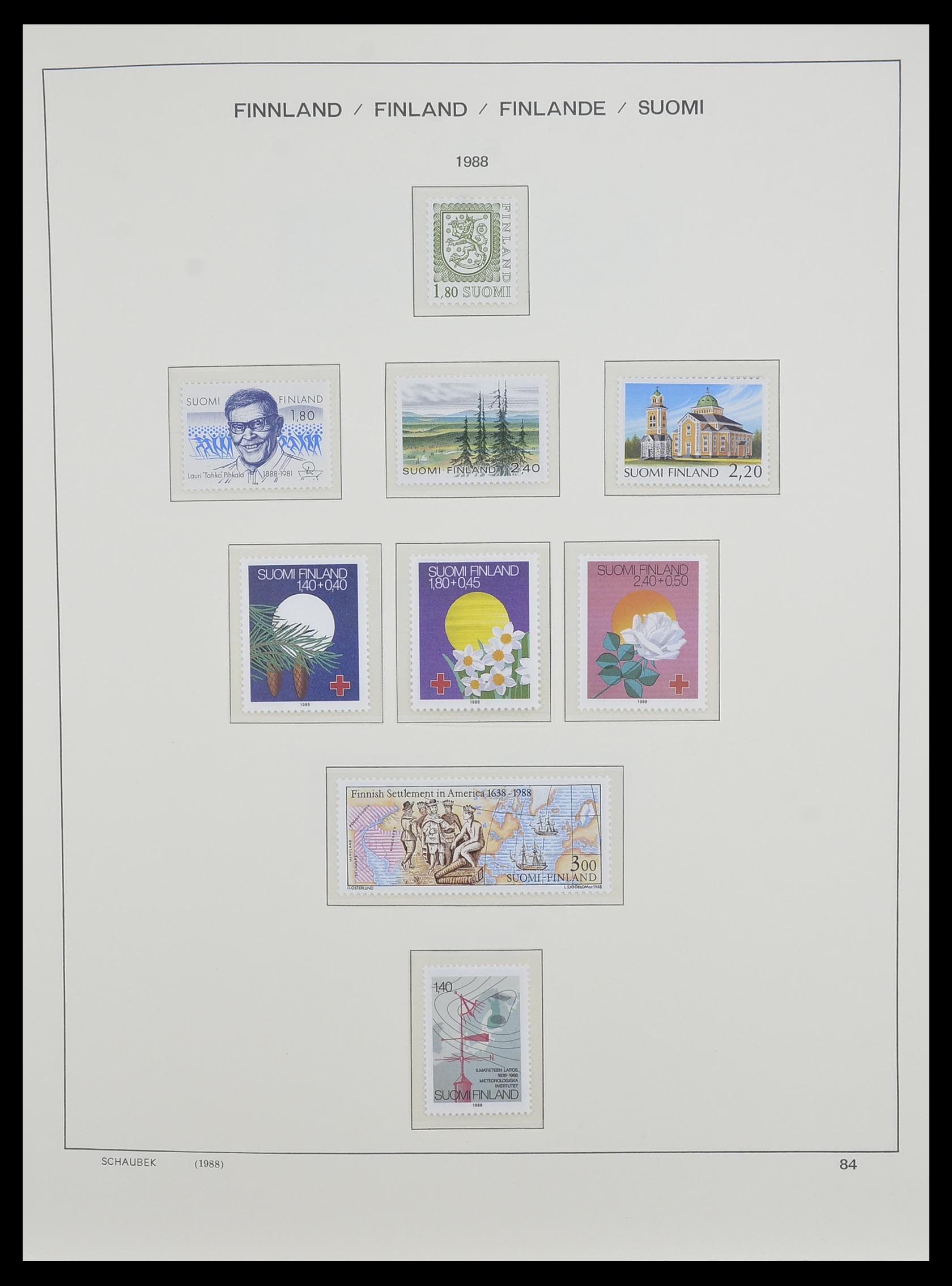 33547 114 - Postzegelverzameling 33547 Finland 1860-2000.