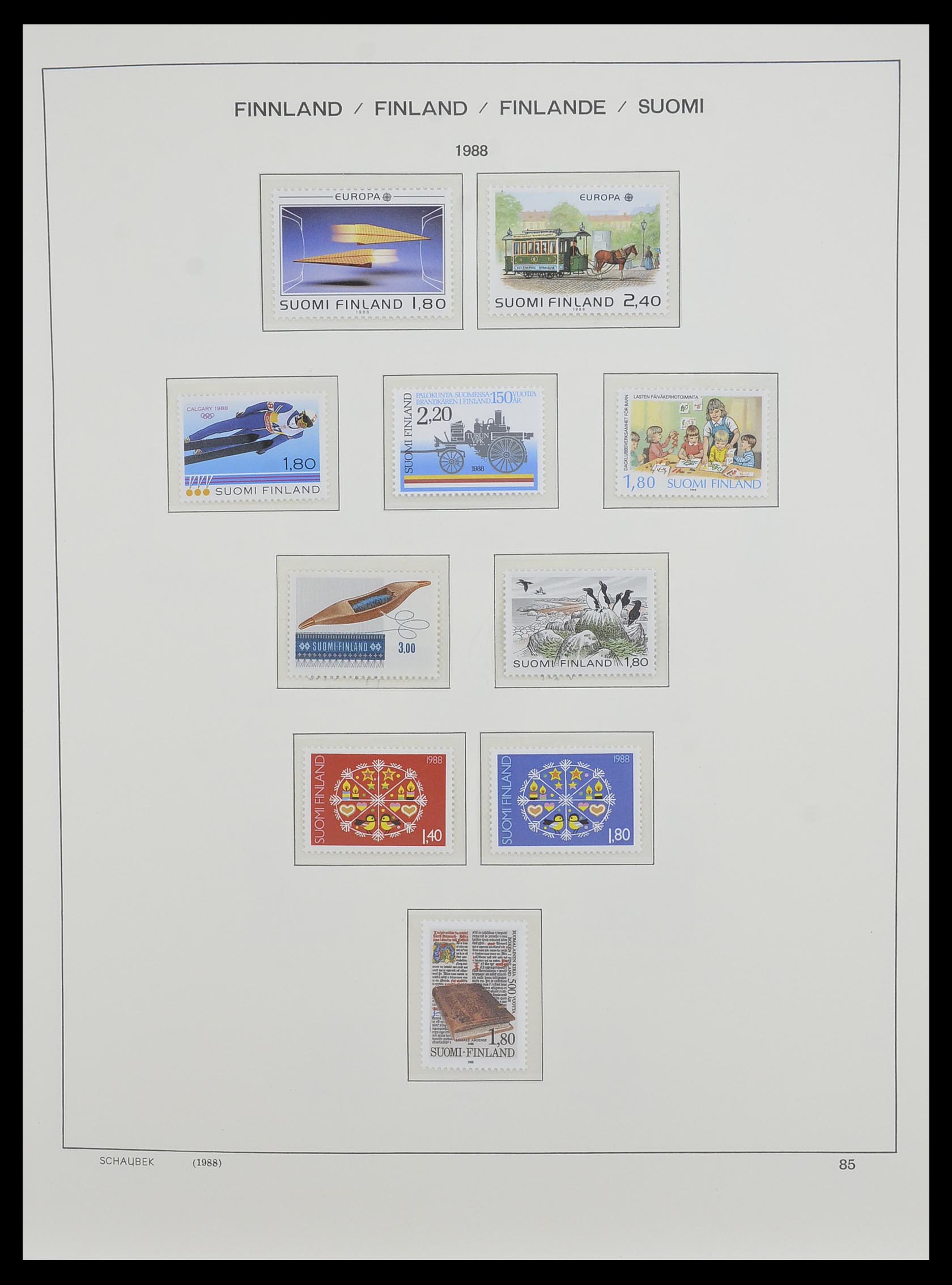 33547 115 - Postzegelverzameling 33547 Finland 1860-2000.