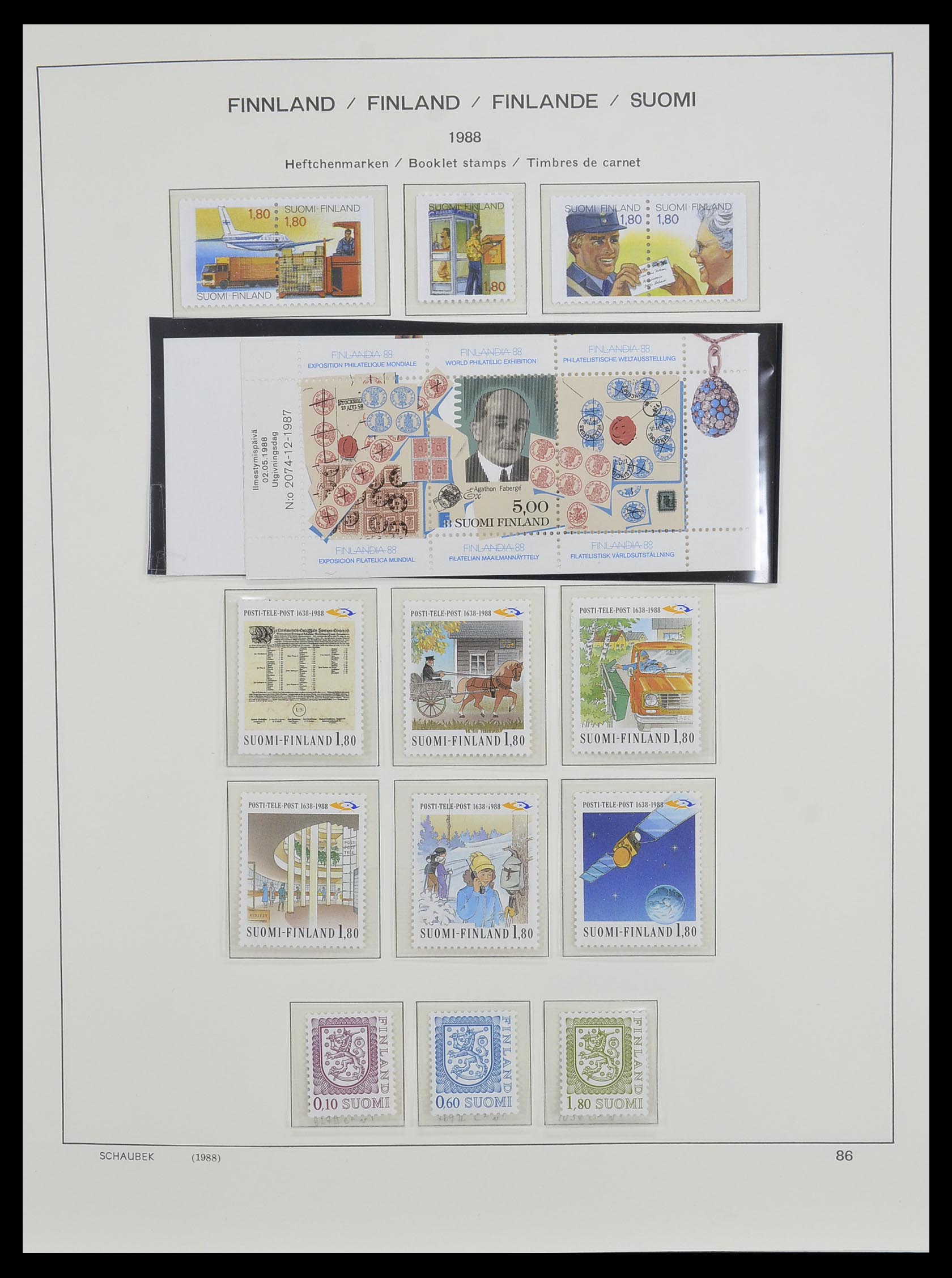 33547 116 - Postzegelverzameling 33547 Finland 1860-2000.