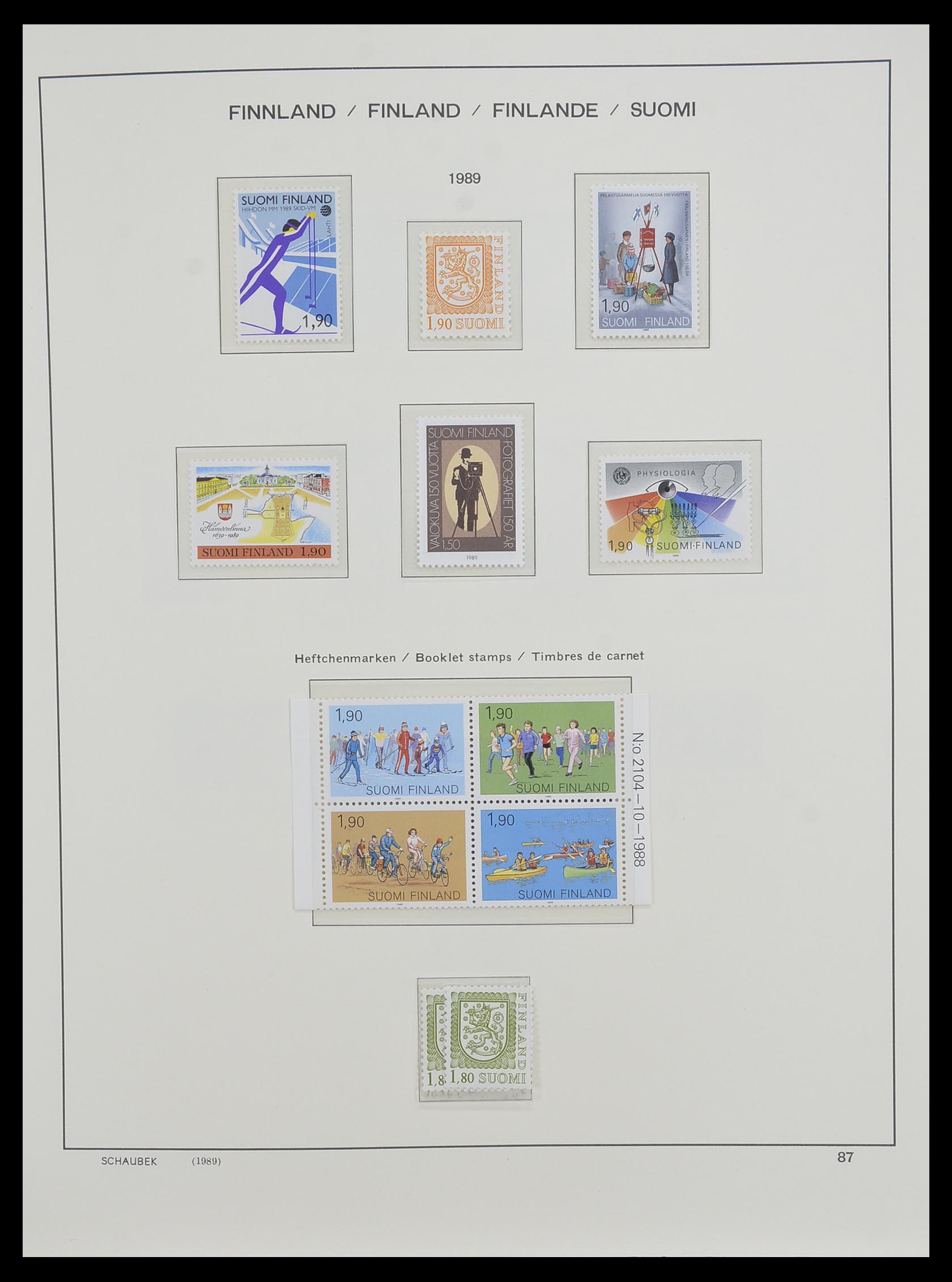 33547 120 - Postzegelverzameling 33547 Finland 1860-2000.