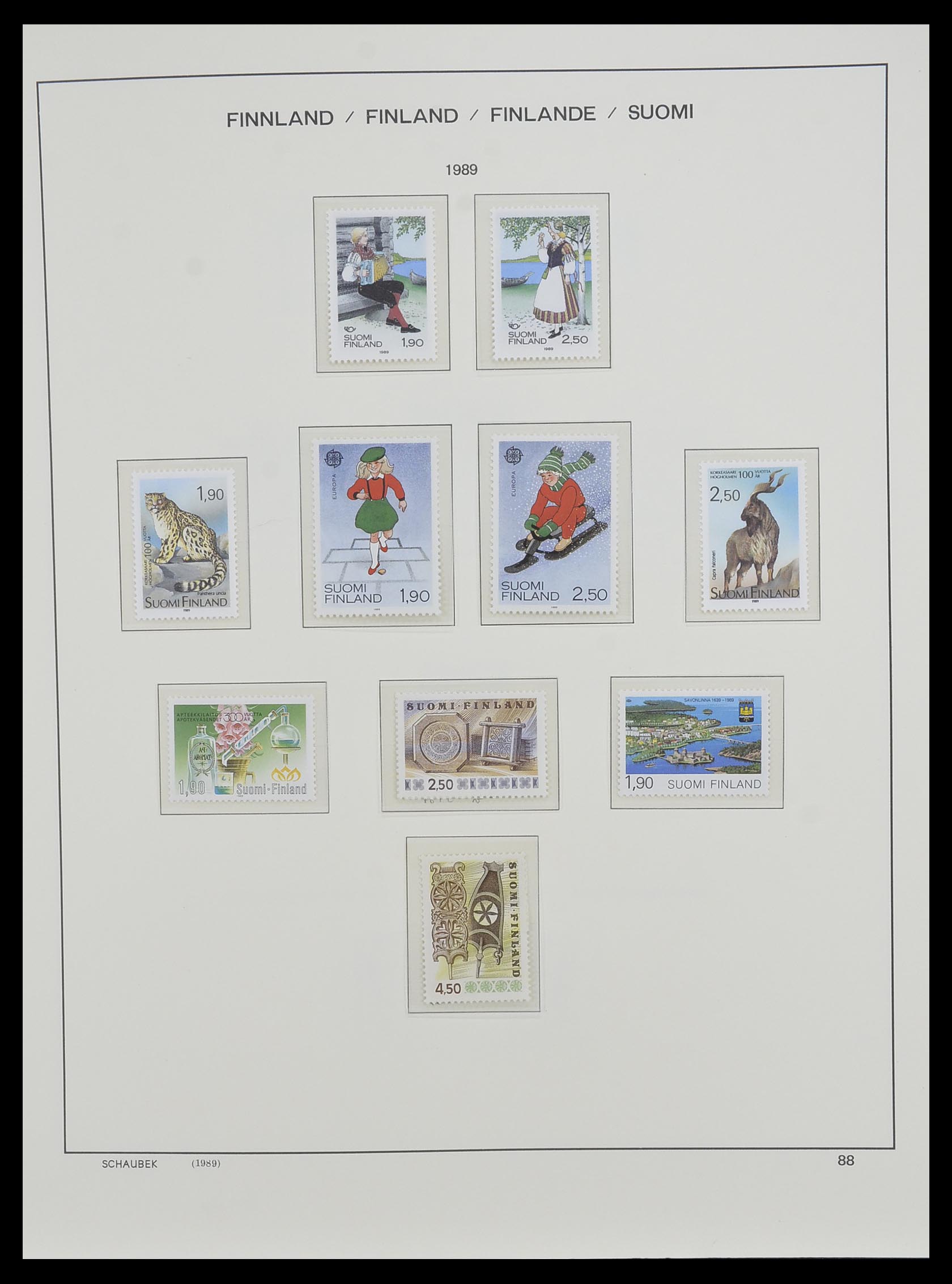 33547 121 - Postzegelverzameling 33547 Finland 1860-2000.