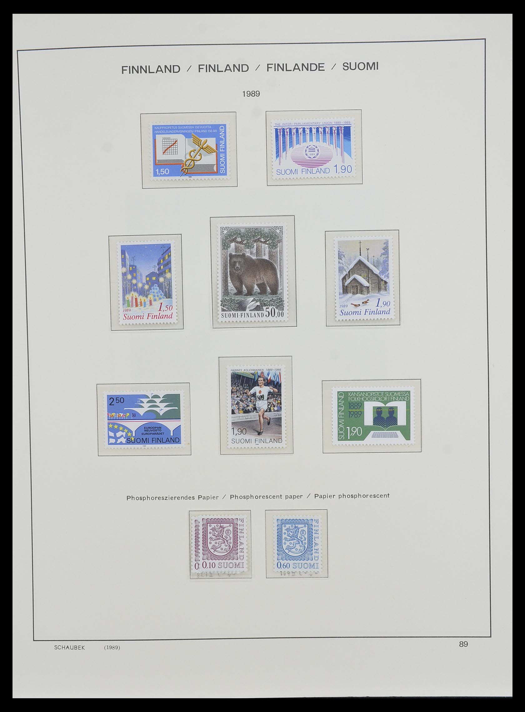 33547 122 - Postzegelverzameling 33547 Finland 1860-2000.