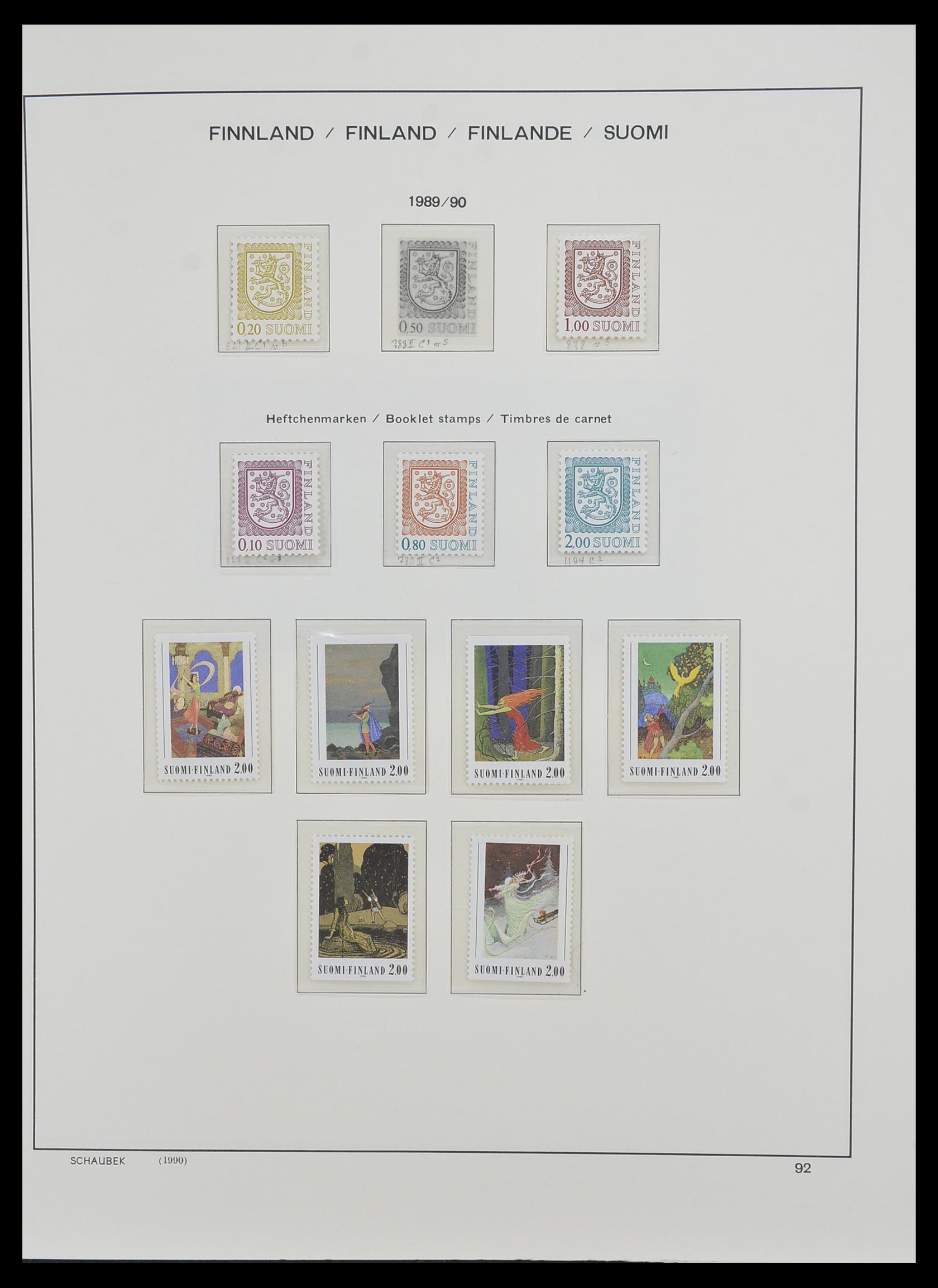 33547 126 - Postzegelverzameling 33547 Finland 1860-2000.