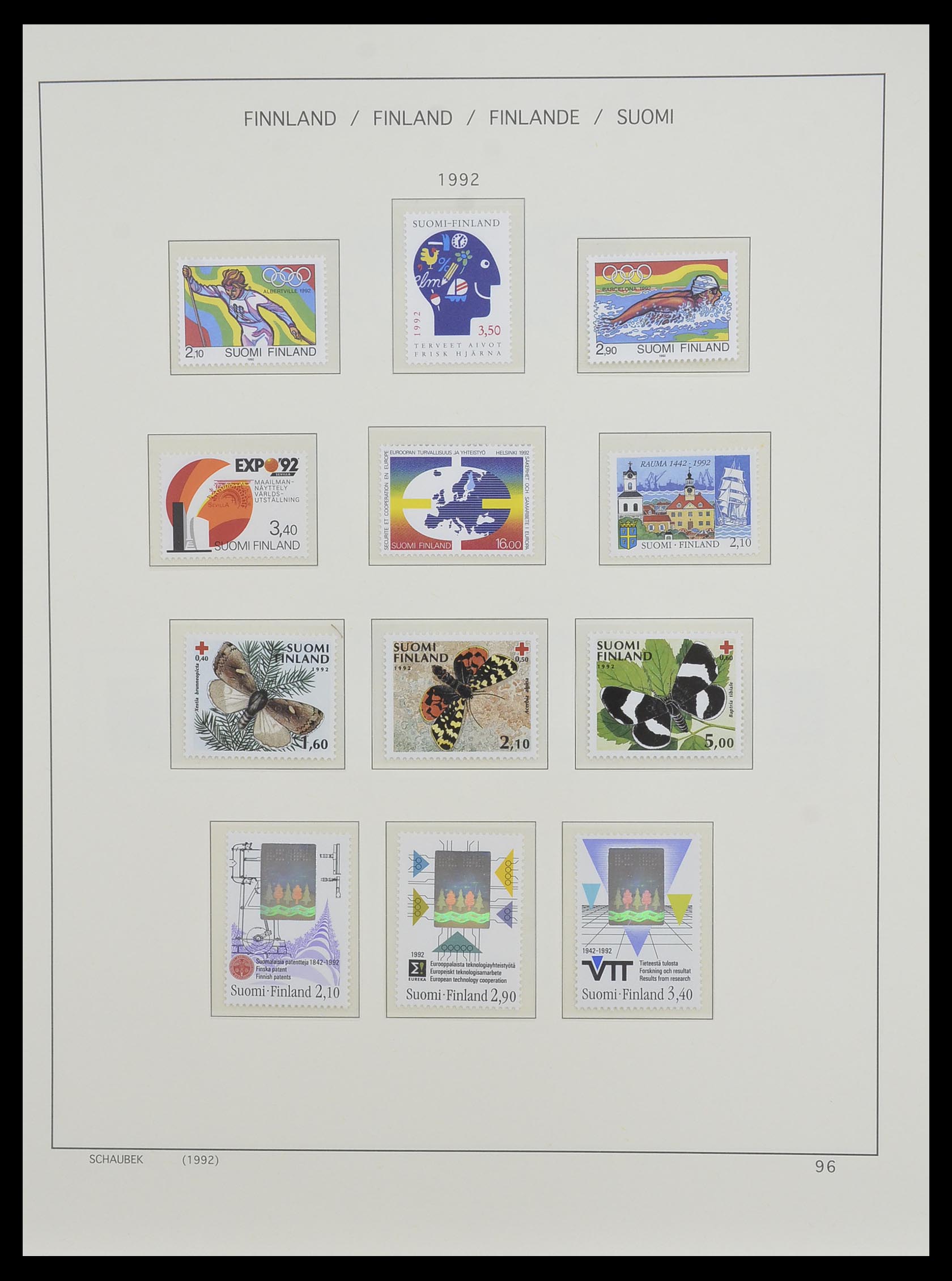 33547 133 - Postzegelverzameling 33547 Finland 1860-2000.