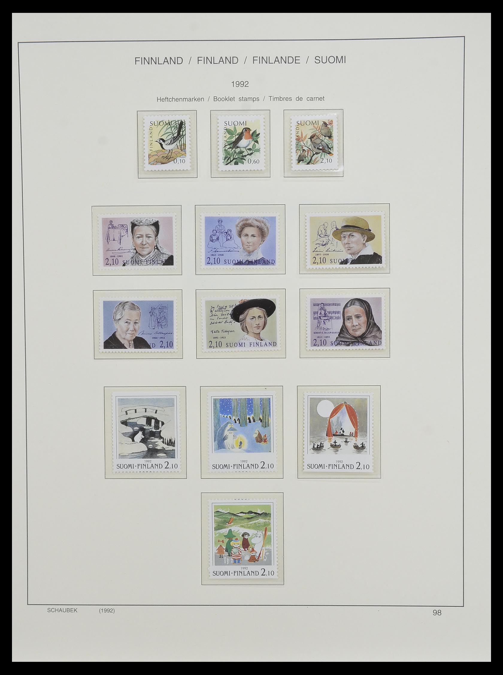 33547 136 - Postzegelverzameling 33547 Finland 1860-2000.