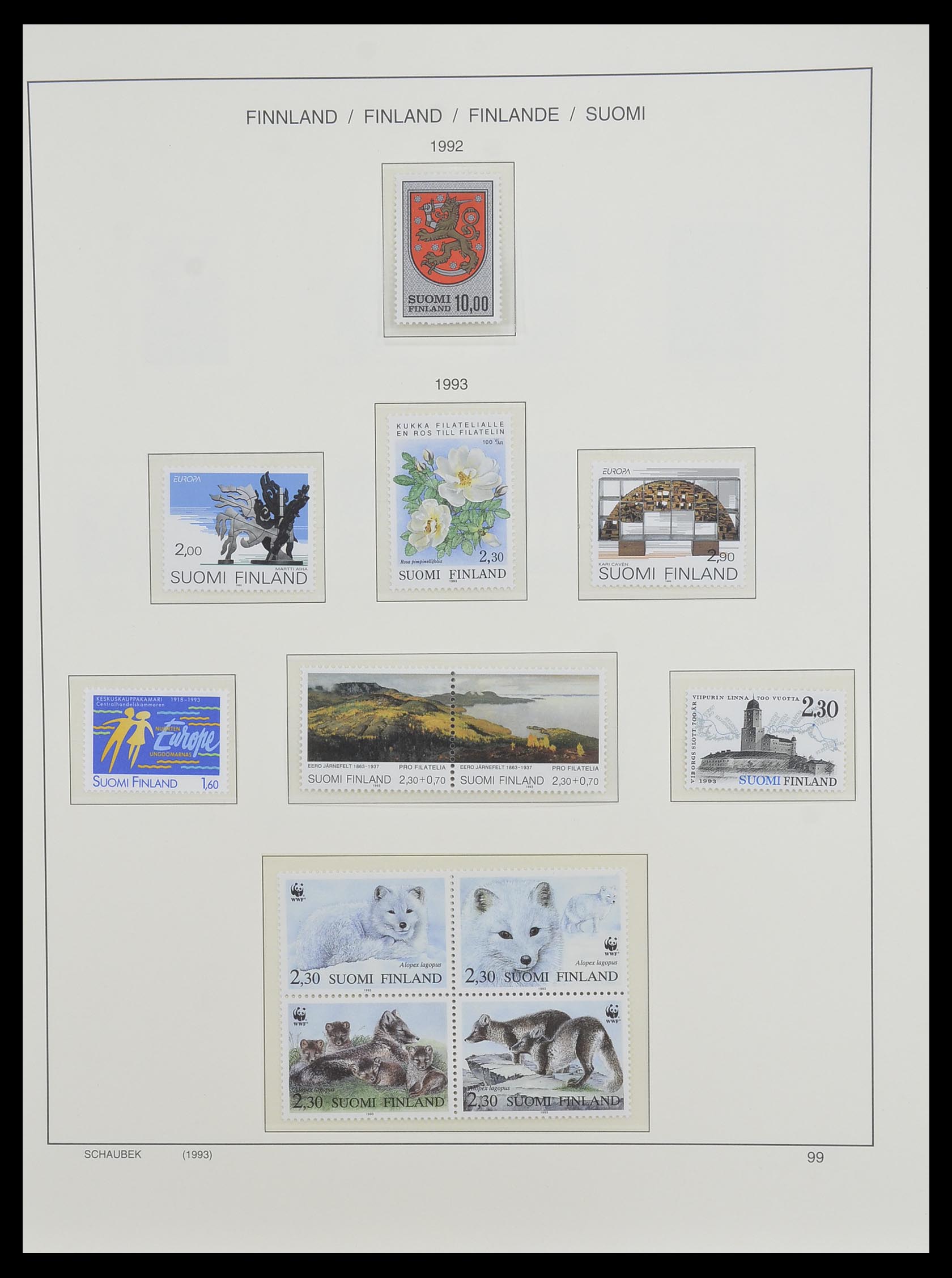 33547 138 - Postzegelverzameling 33547 Finland 1860-2000.