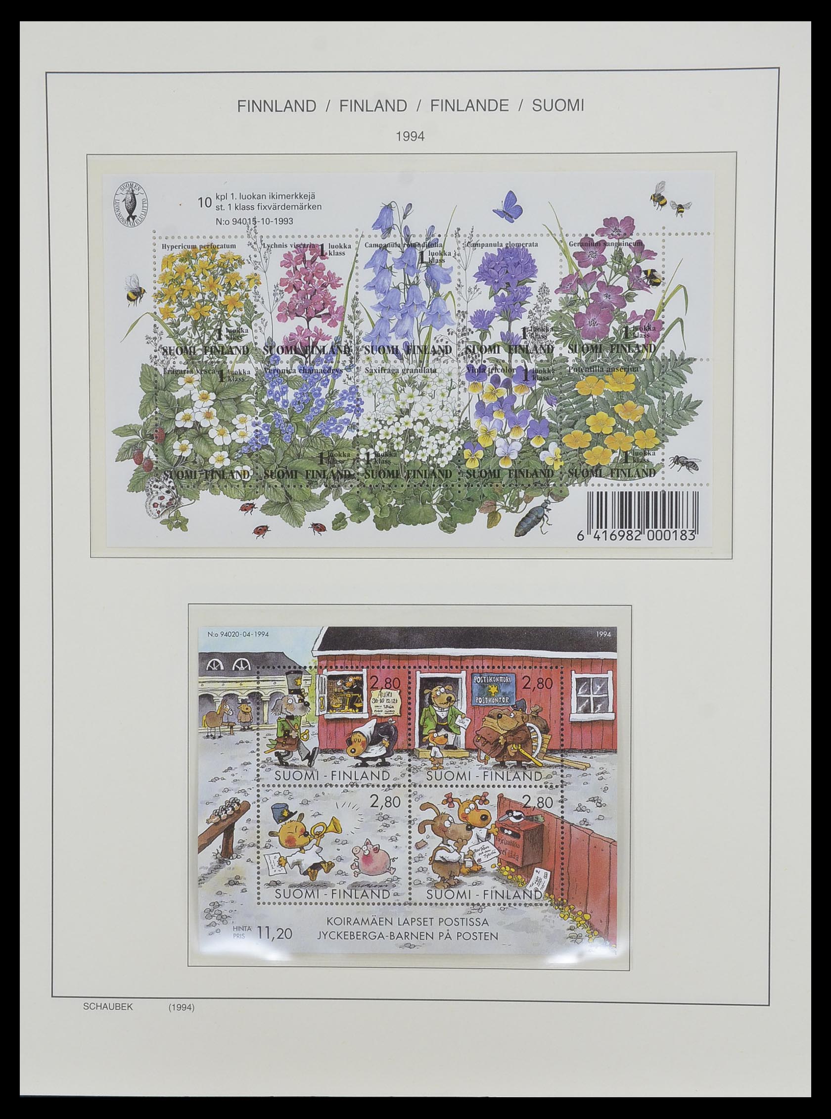 33547 144 - Postzegelverzameling 33547 Finland 1860-2000.