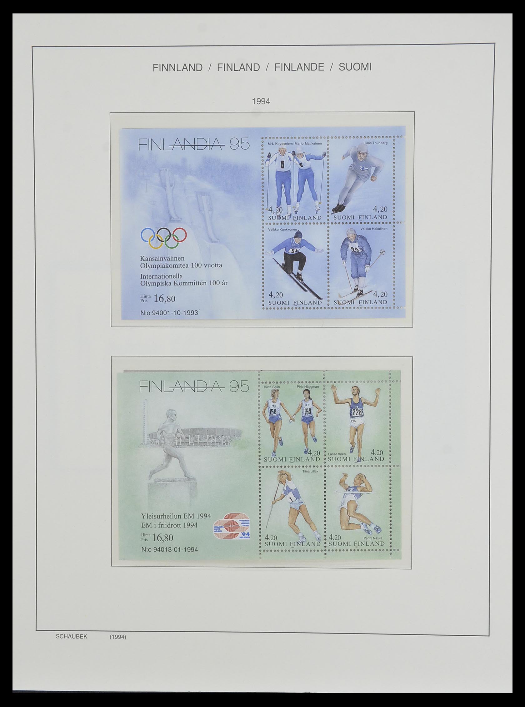 33547 145 - Postzegelverzameling 33547 Finland 1860-2000.
