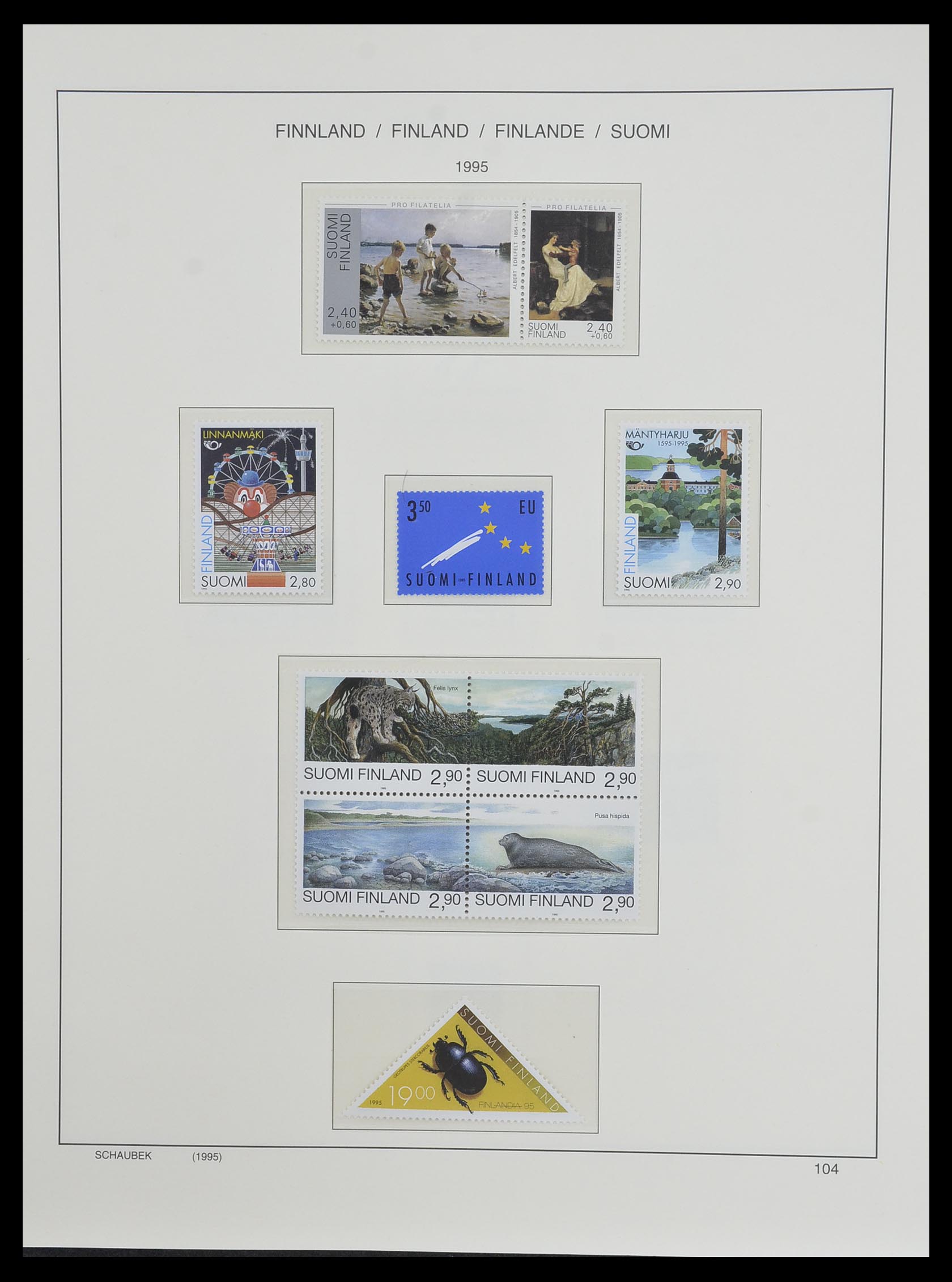 33547 147 - Postzegelverzameling 33547 Finland 1860-2000.