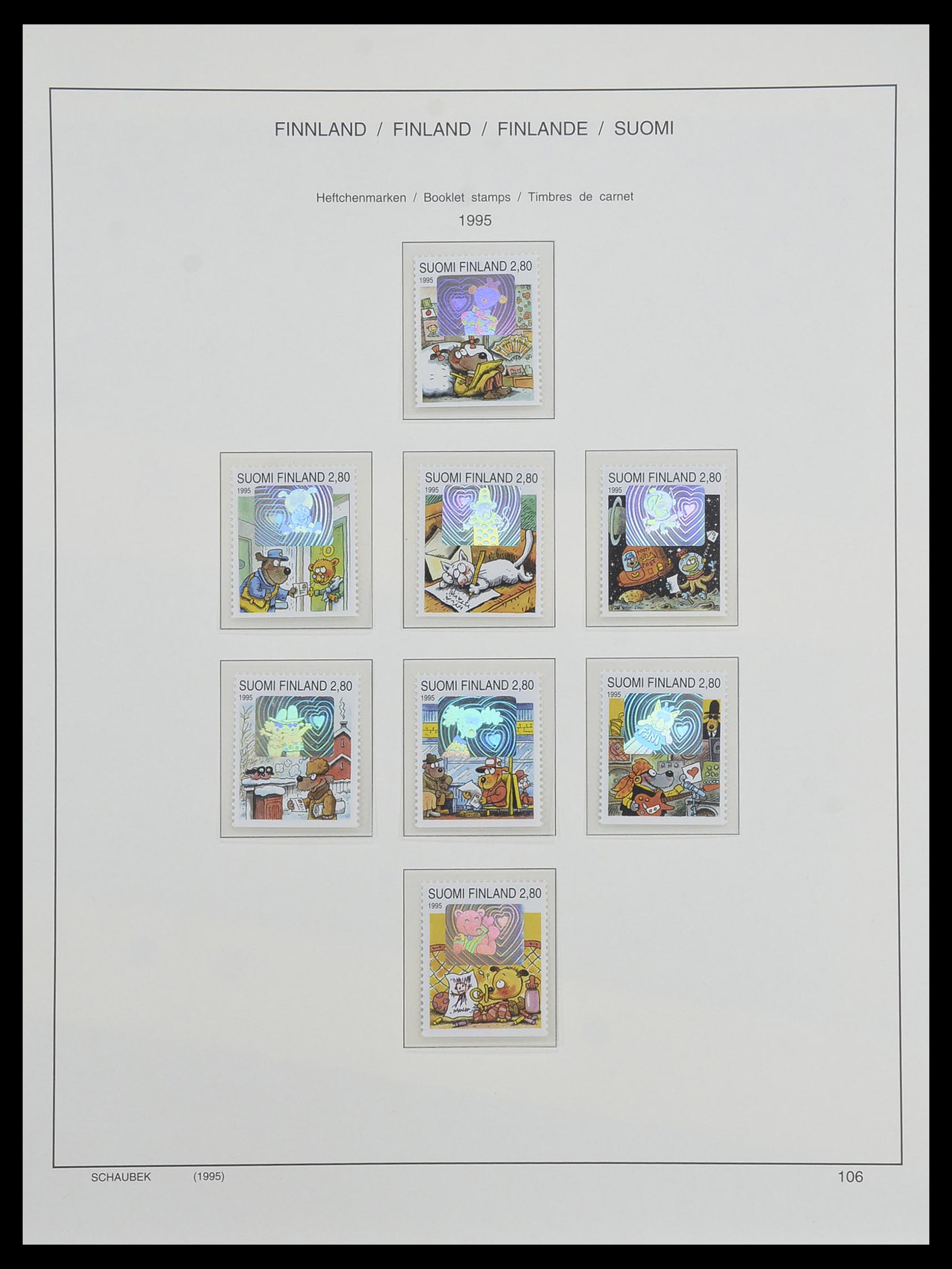 33547 150 - Postzegelverzameling 33547 Finland 1860-2000.