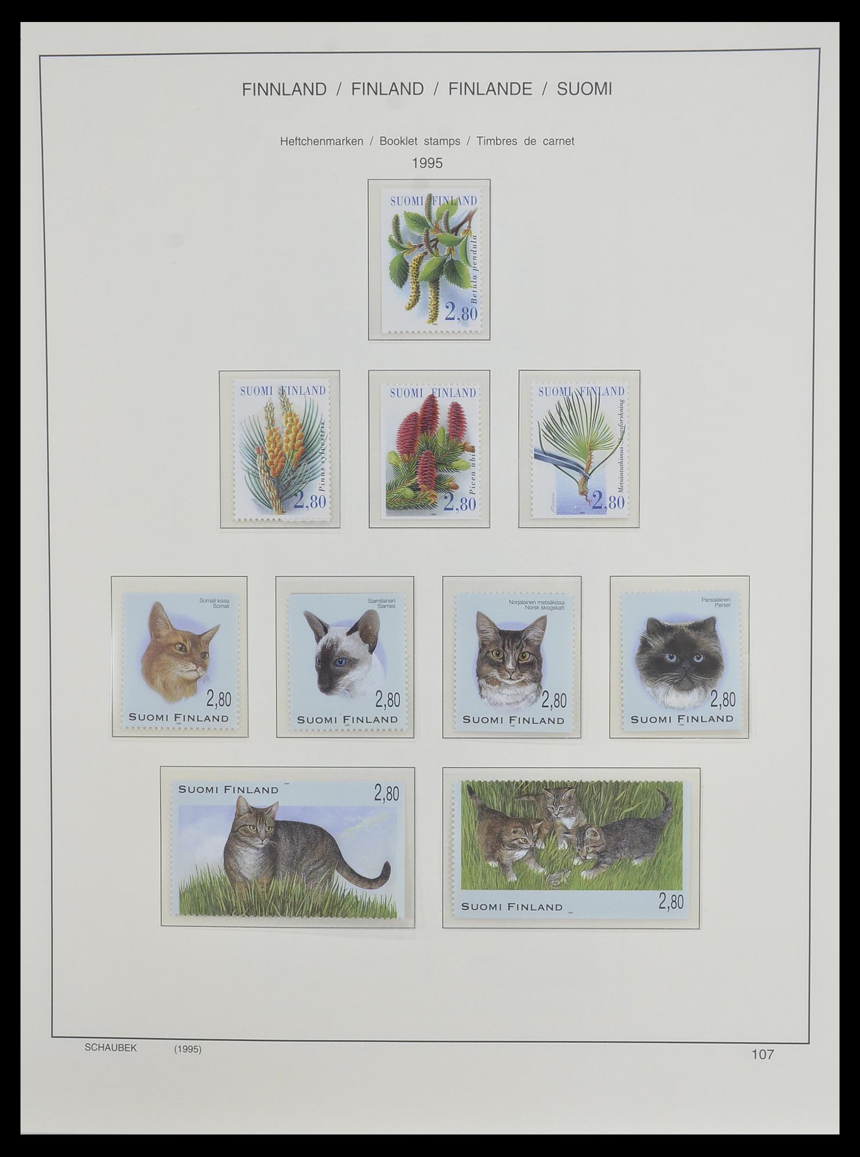 33547 151 - Postzegelverzameling 33547 Finland 1860-2000.
