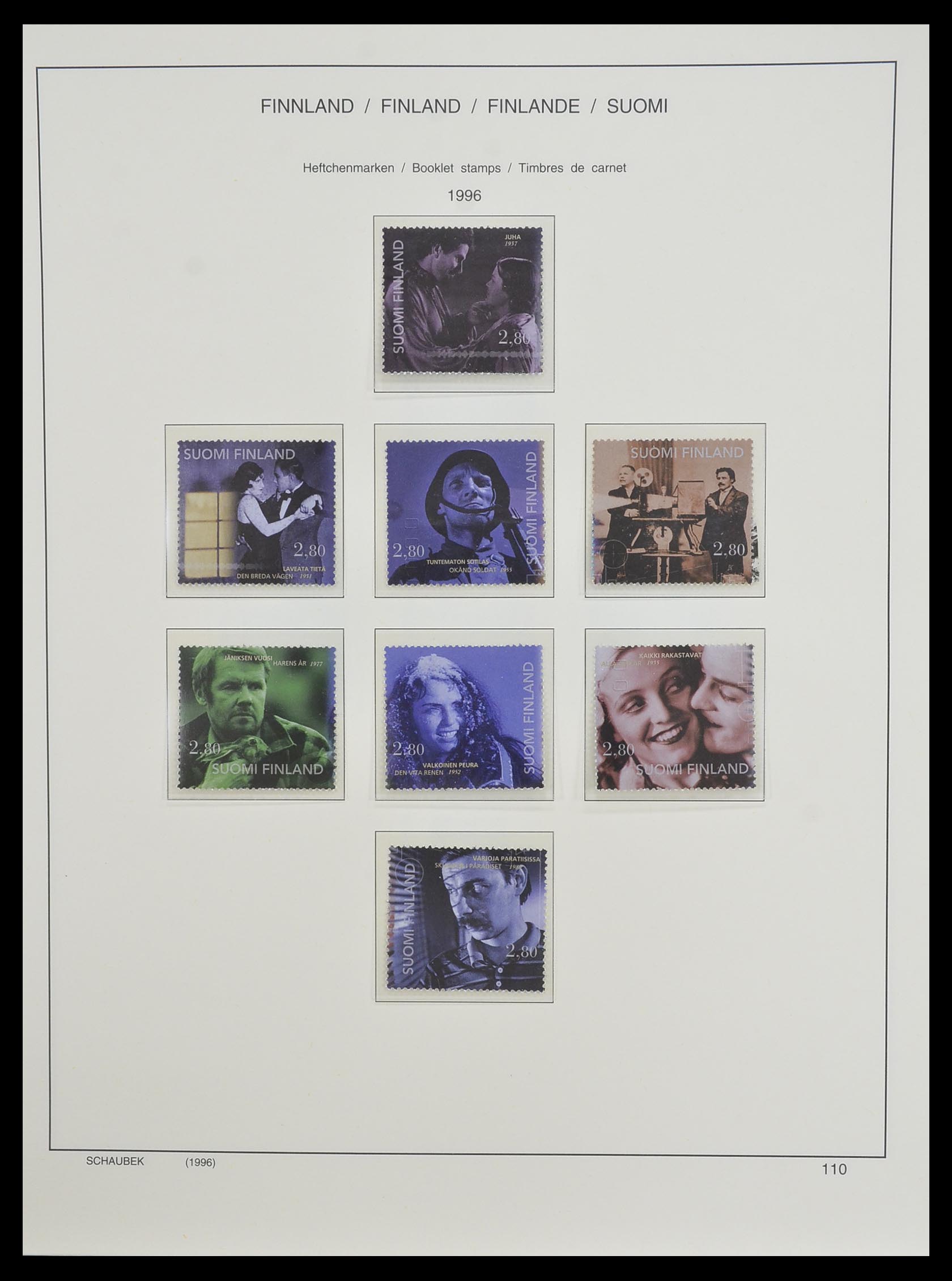 33547 154 - Postzegelverzameling 33547 Finland 1860-2000.
