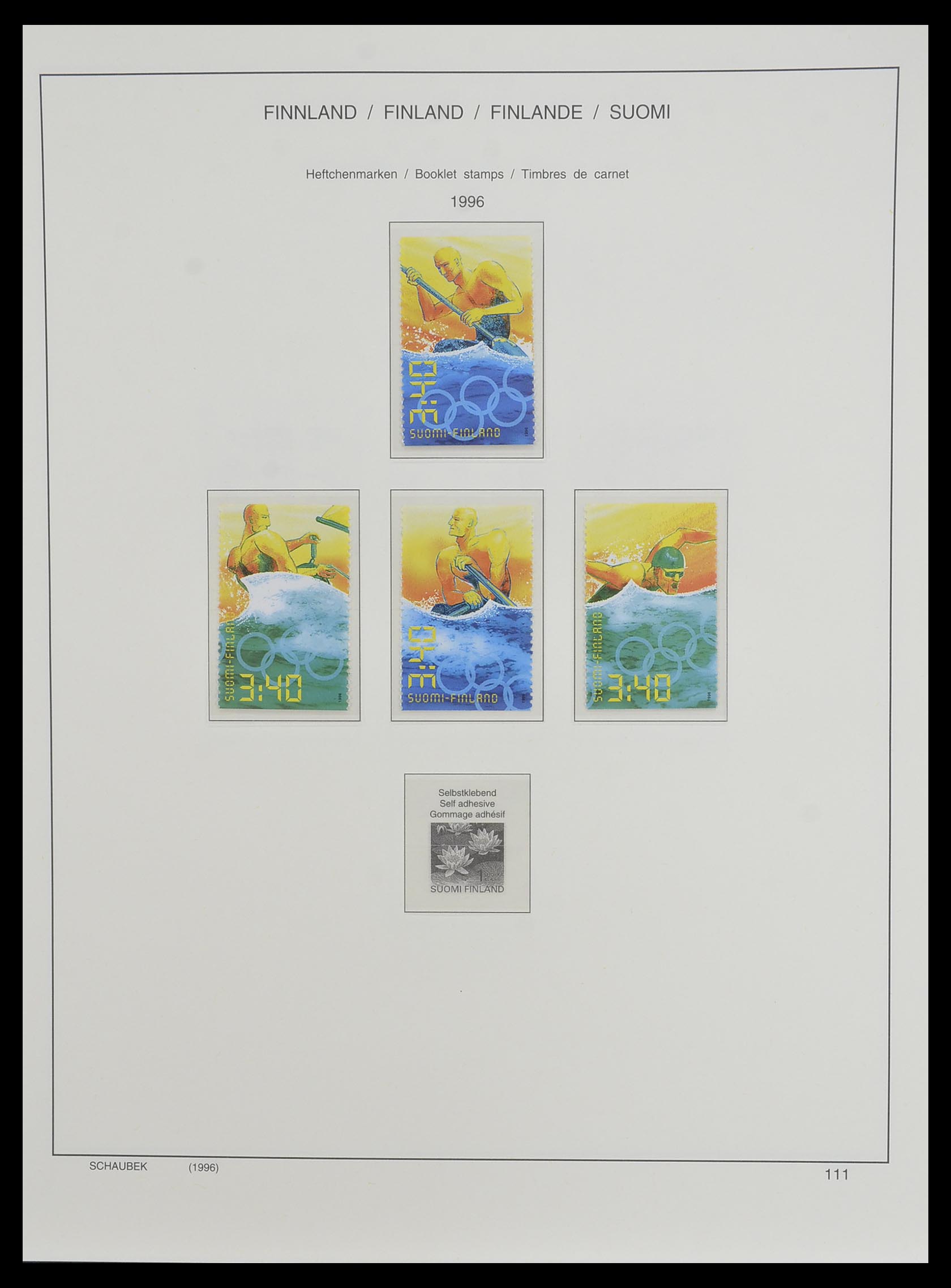33547 155 - Postzegelverzameling 33547 Finland 1860-2000.