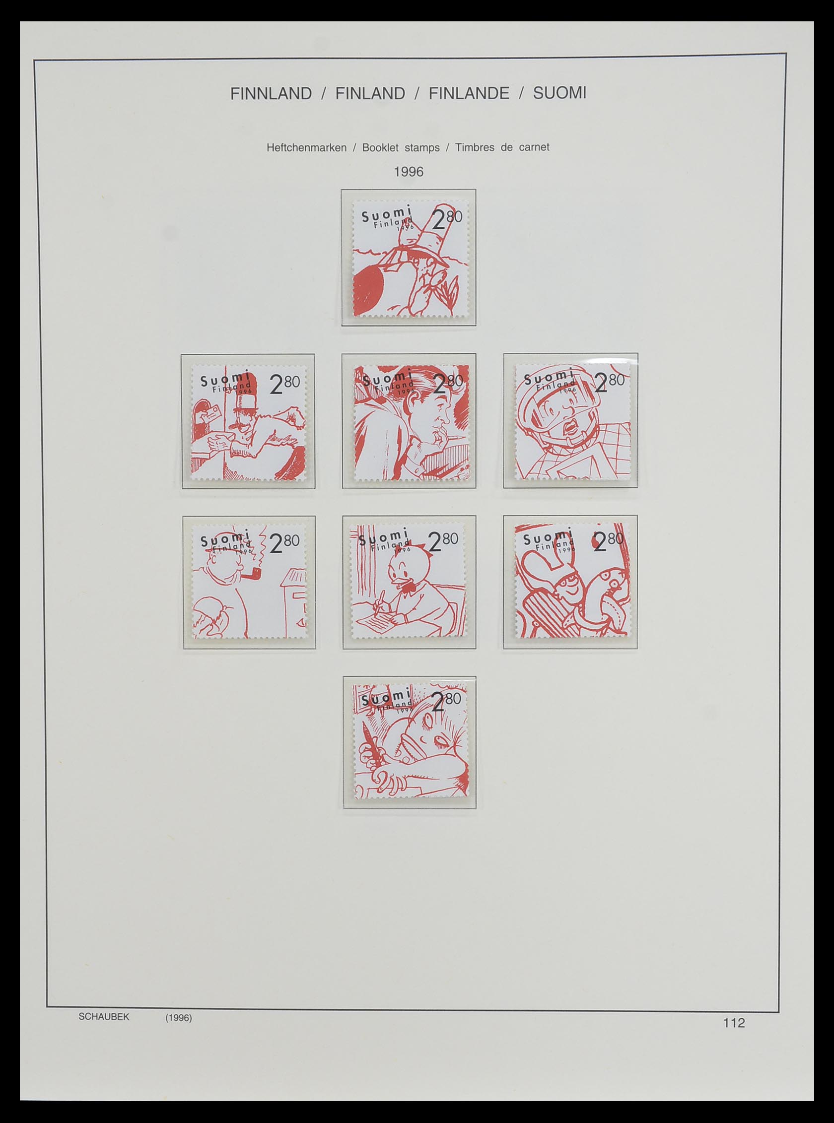 33547 156 - Postzegelverzameling 33547 Finland 1860-2000.