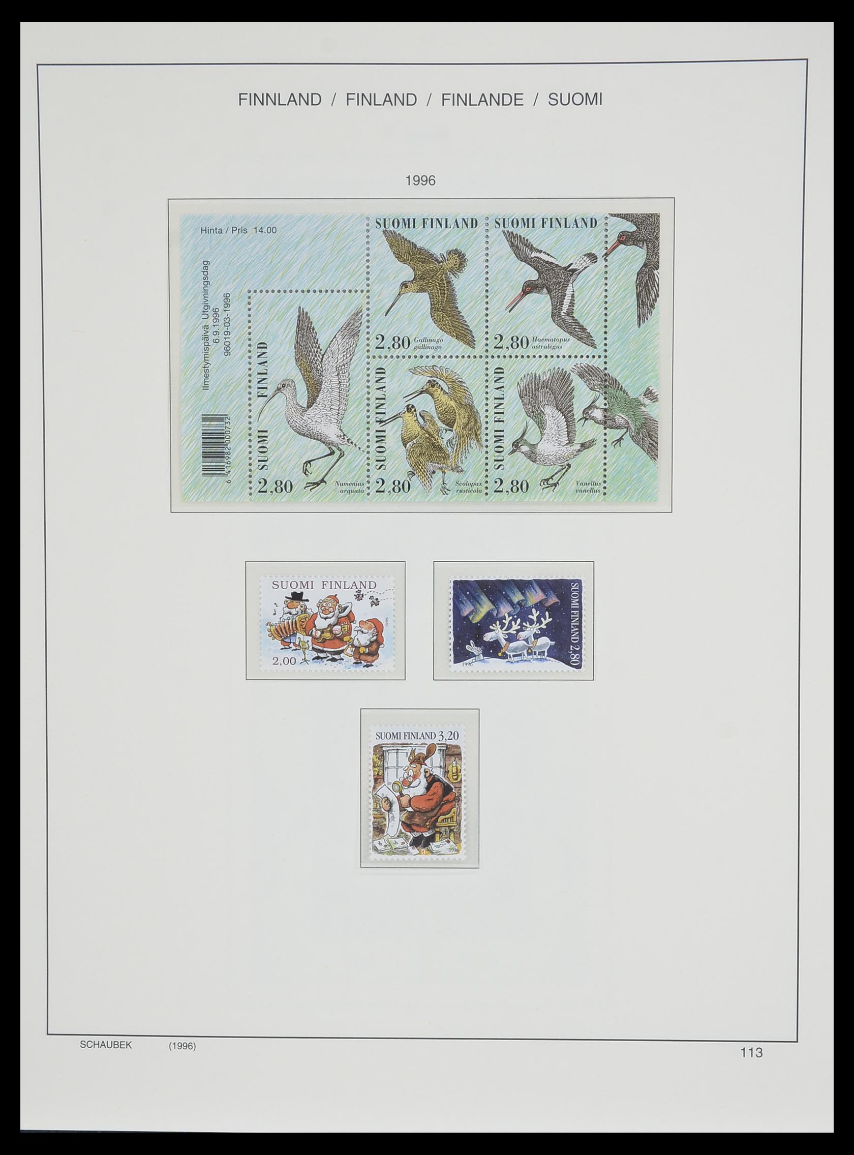 33547 157 - Postzegelverzameling 33547 Finland 1860-2000.