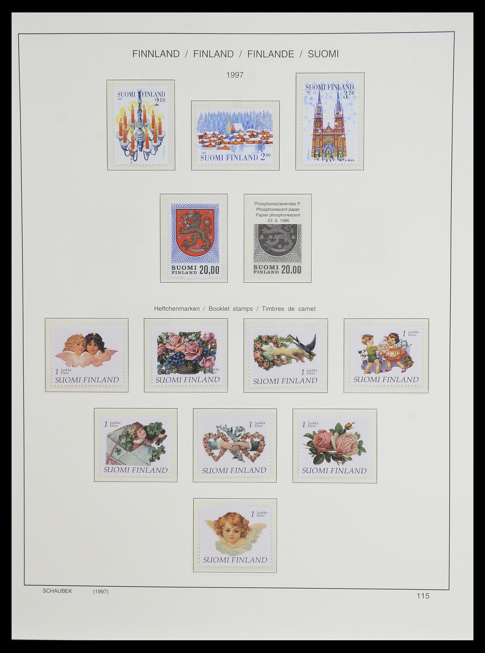 33547 160 - Postzegelverzameling 33547 Finland 1860-2000.